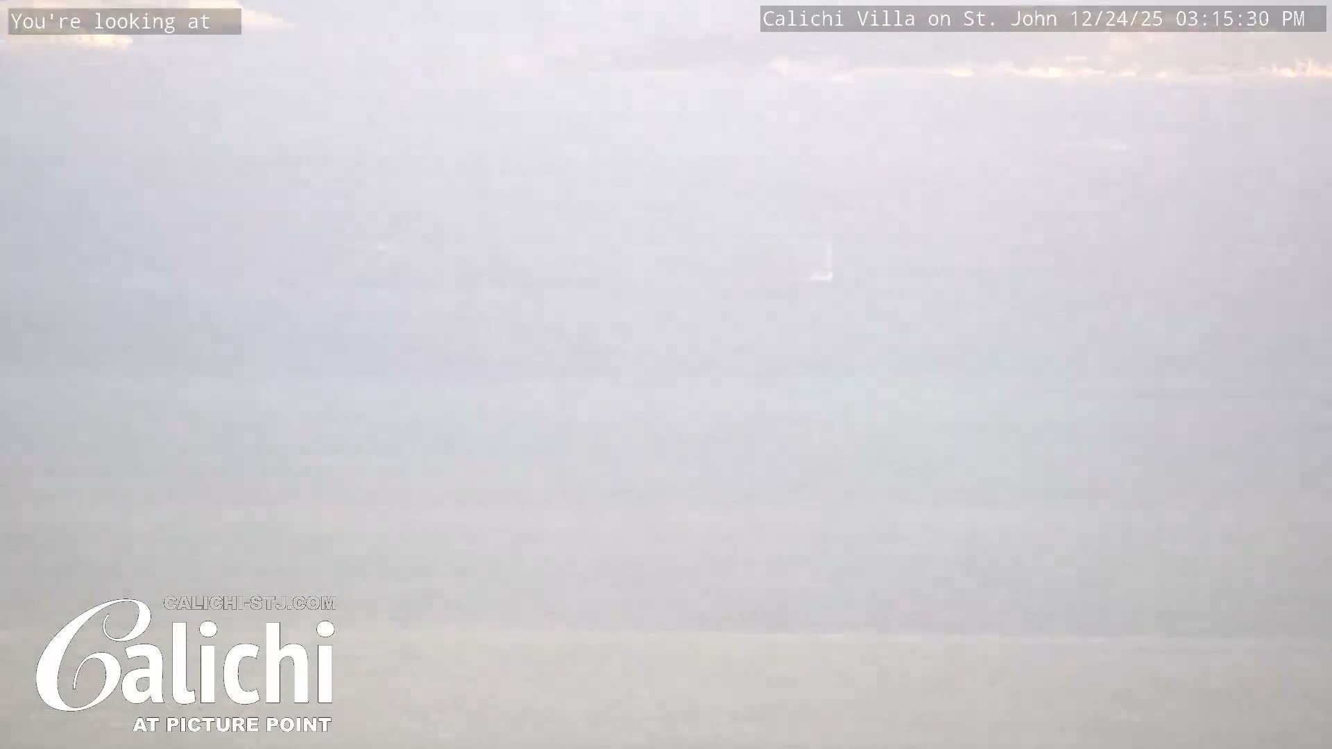 Coral Bay  St. John  & British Virgin Islands View from Calichi Picture Point Live Cam - Coral Bay, St. John,United States Virgin Islands, USA