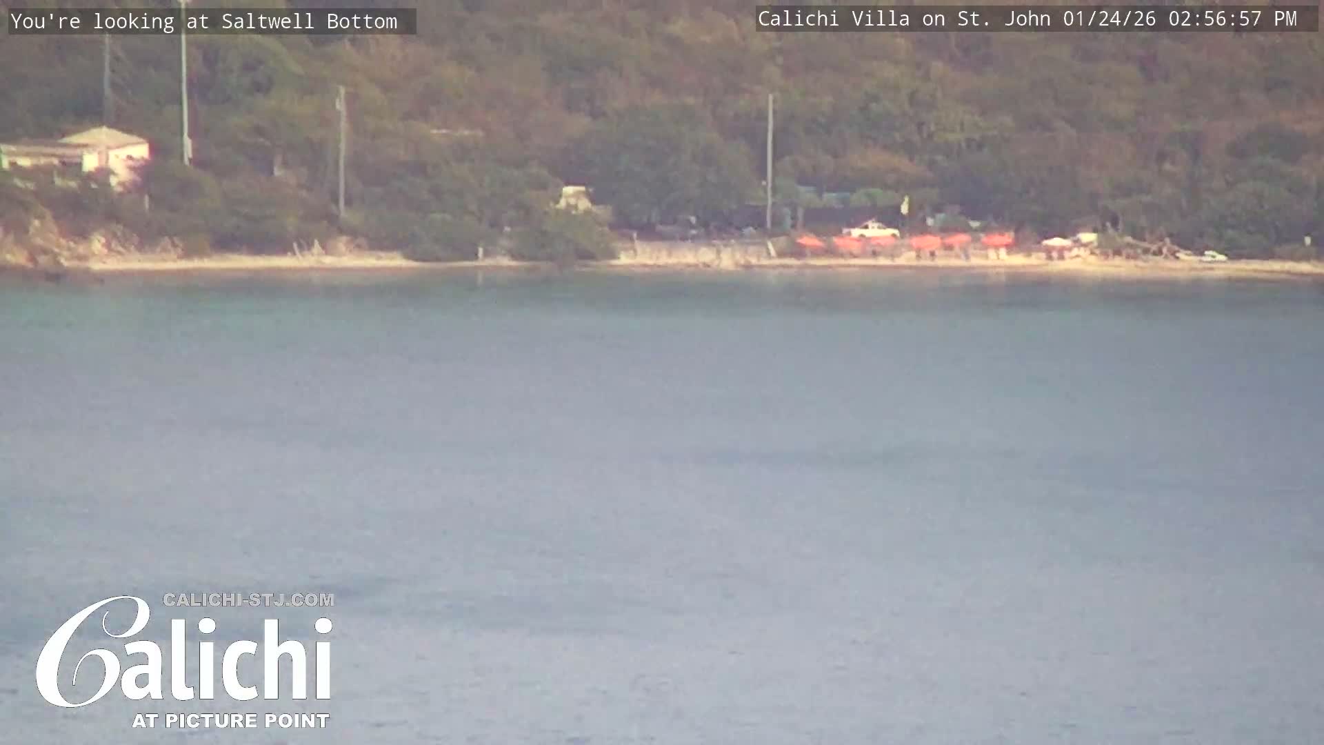 Coral Bay  St. John  & British Virgin Islands View from Calichi Picture Point Live Cam - Coral Bay, St. John,United States Virgin Islands, USA
