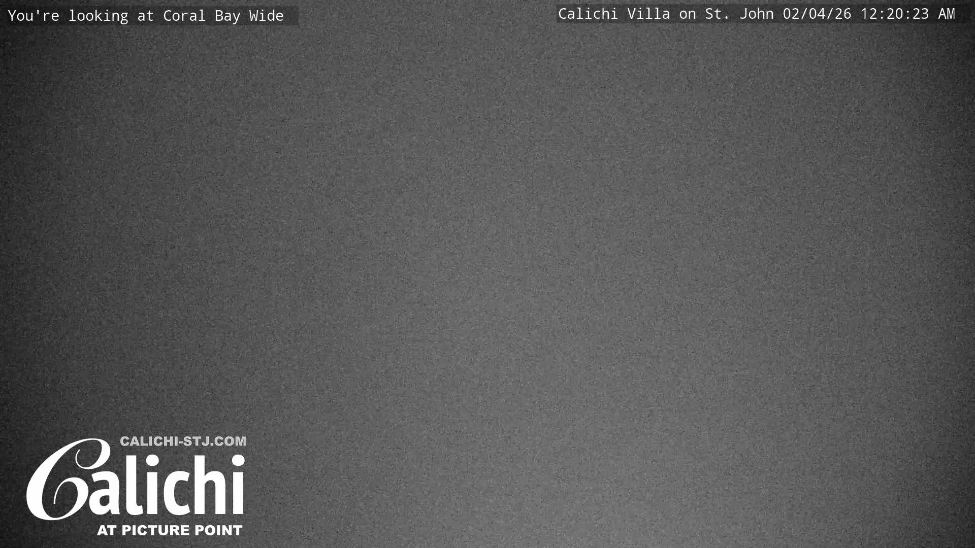 Coral Bay  St. John  & British Virgin Islands View from Calichi Picture Point Live Cam - Coral Bay, St. John,United States Virgin Islands, USA