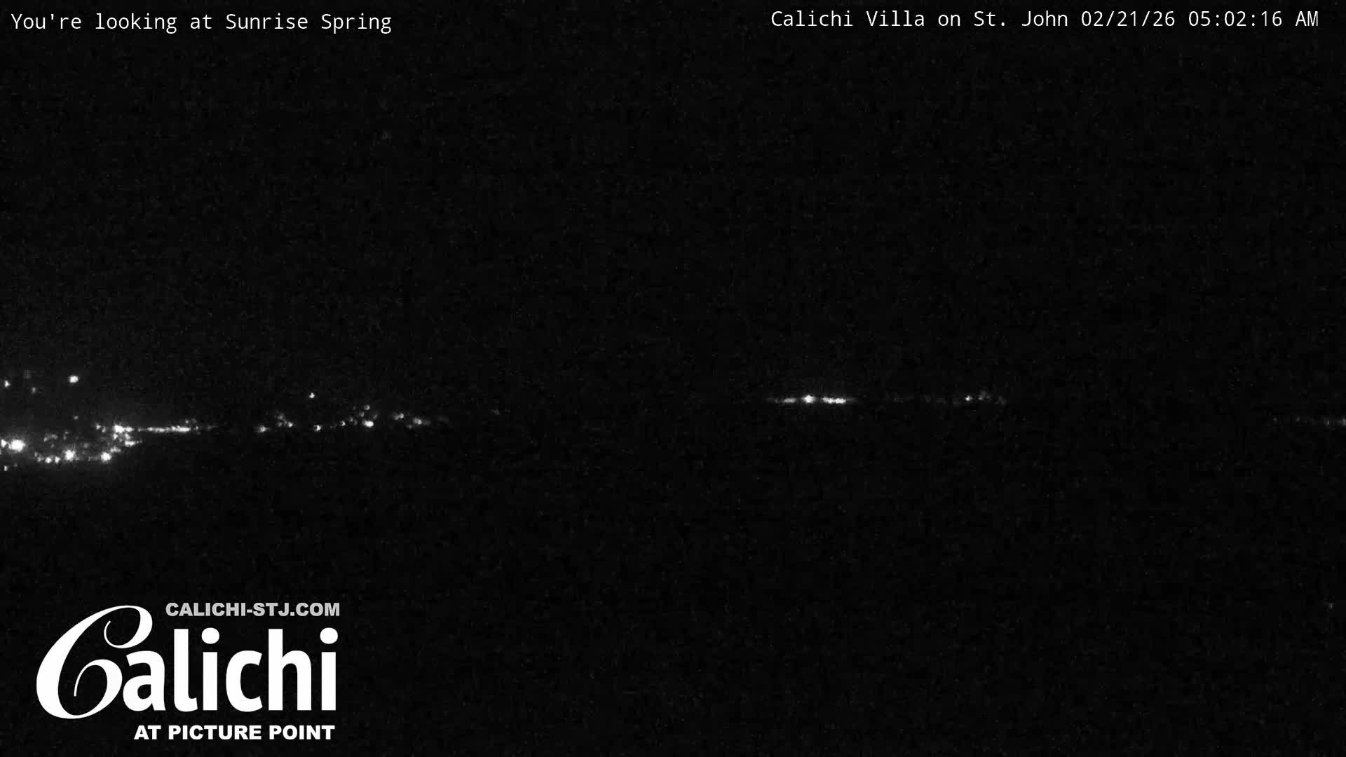 Coral Bay  St. John  & British Virgin Islands View from Calichi Picture Point Live Cam - Coral Bay, St. John,United States Virgin Islands, USA