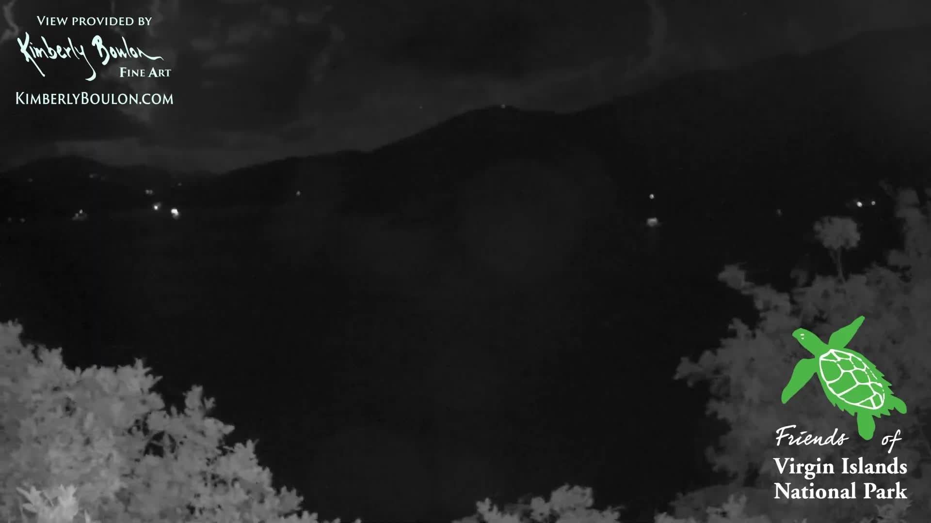 St. John, Cinnamon, Maho, and Francis Bays from Windswept Point Live Cam - Central, St. John, United States Virgin Islands, USA