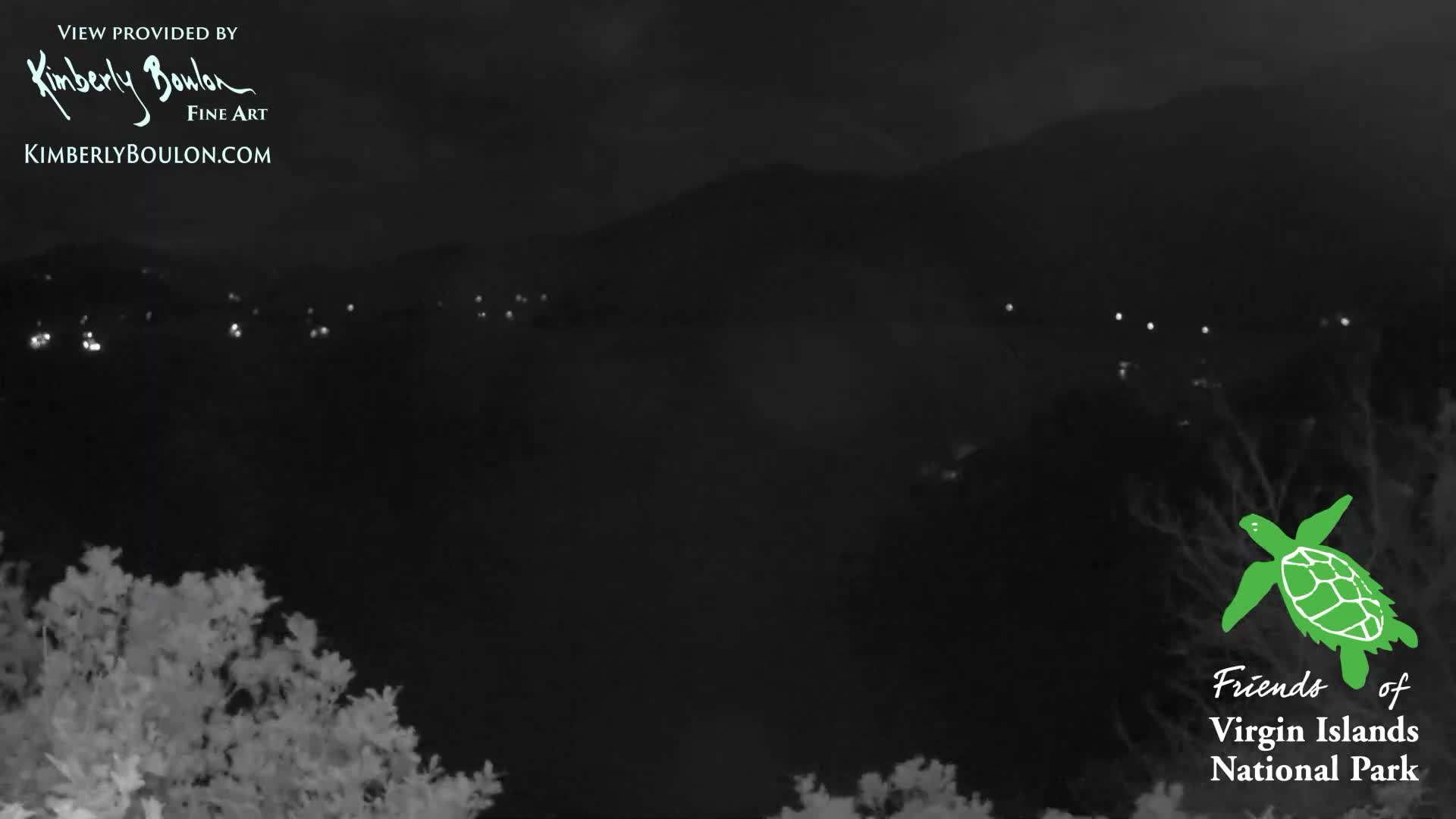 St. John, Cinnamon, Maho, and Francis Bays from Windswept Point Live Cam - Central, St. John, United States Virgin Islands, USA