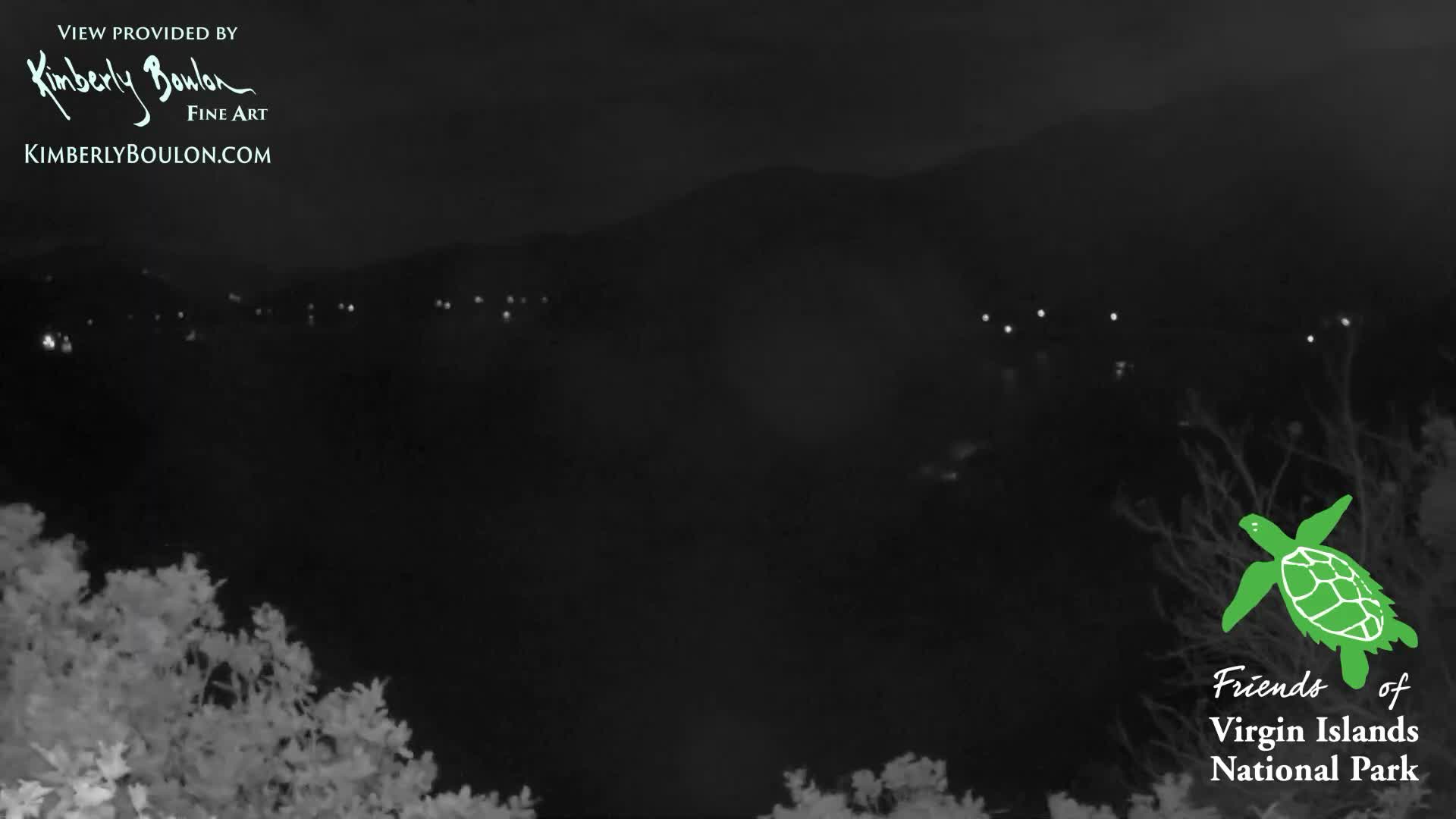 St. John, Cinnamon, Maho, and Francis Bays from Windswept Point Live Cam - Central, St. John, United States Virgin Islands, USA