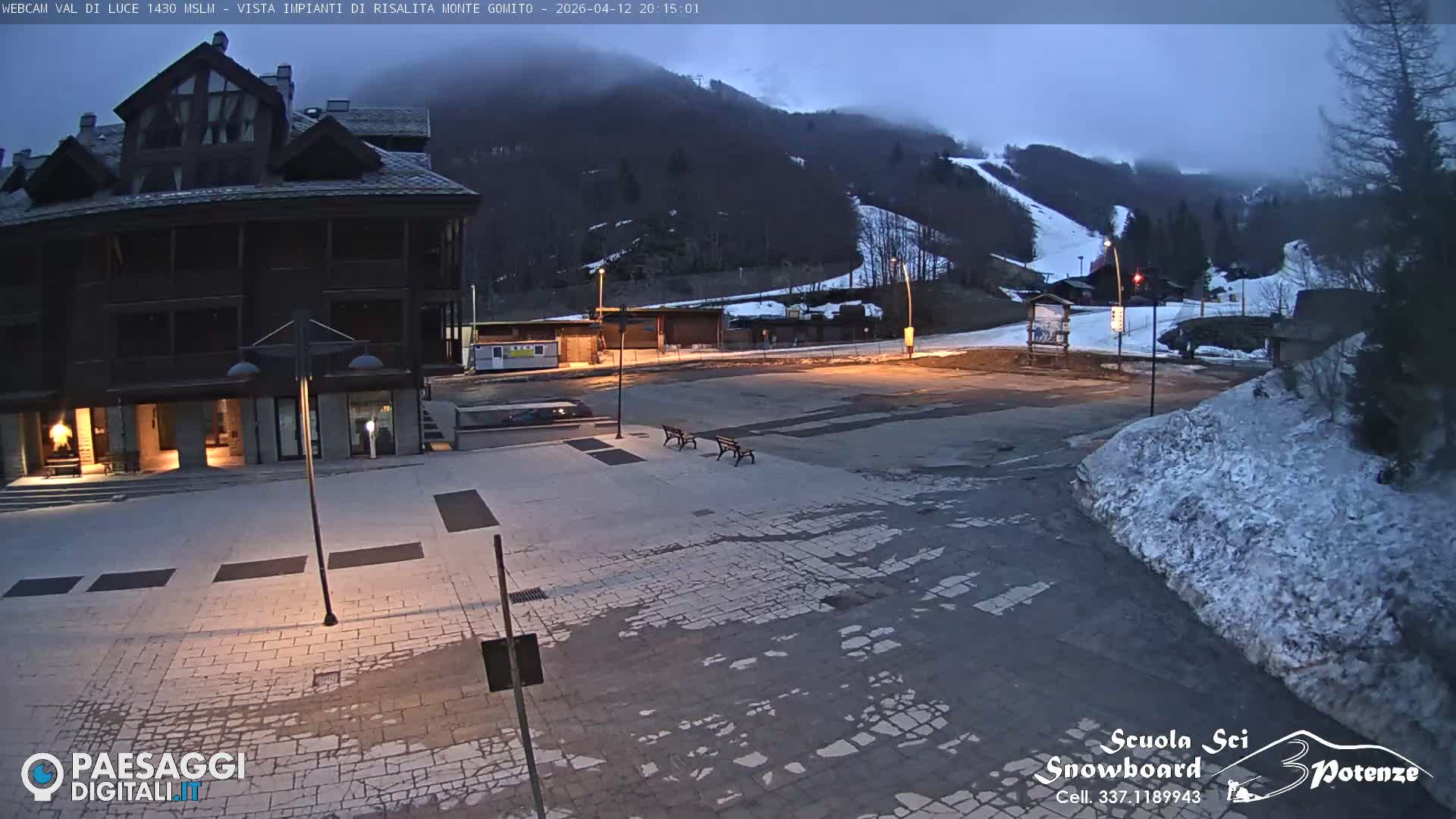  Abetone, Val di Luce Ski Lift Live Cam - Pistoia, Tuscany, Italy