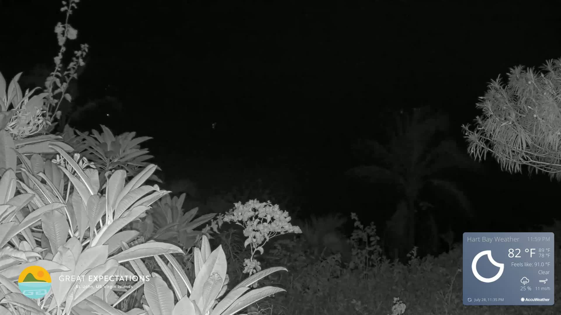 St. John, Hart & Rendezvous Bays Live Cam - Cruz Bay, St. John, United States Virgin Islands, USA