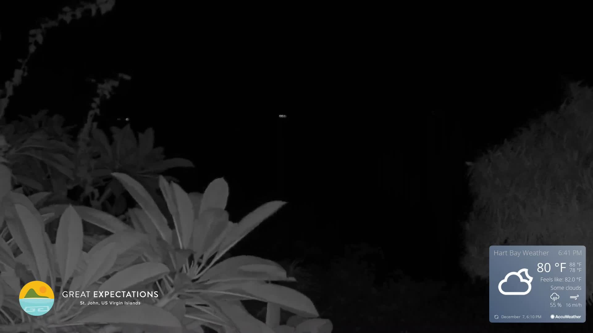 St. John, Hart & Rendezvous Bays Live Cam - Cruz Bay, St. John, United States Virgin Islands, USA