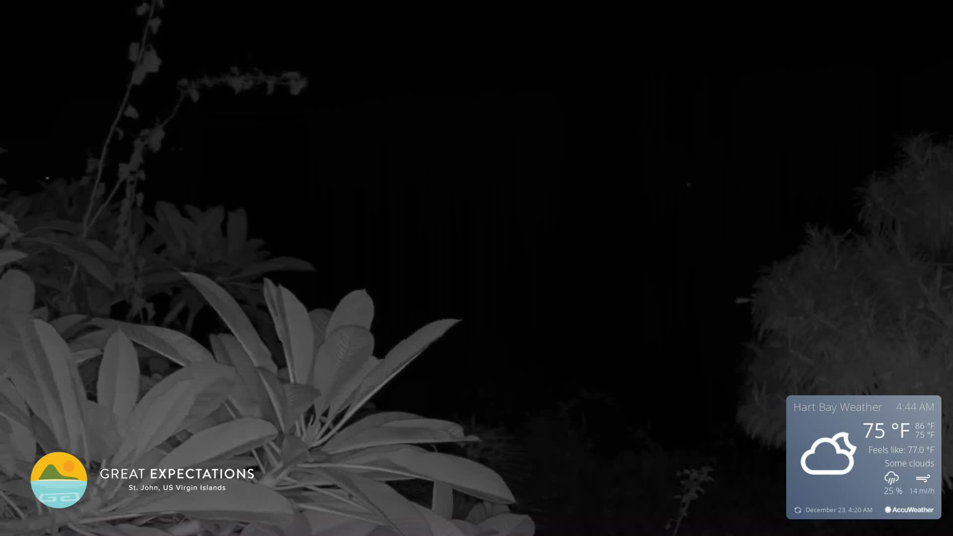 St. John, Hart & Rendezvous Bays Live Cam - Cruz Bay, St. John, United States Virgin Islands, USA