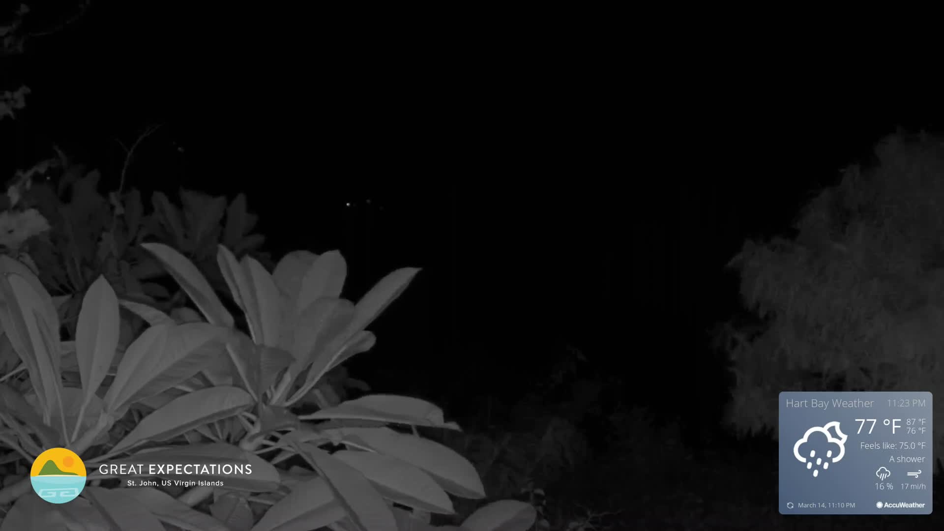 St. John, Hart & Rendezvous Bays Live Cam - Cruz Bay, St. John, United States Virgin Islands, USA