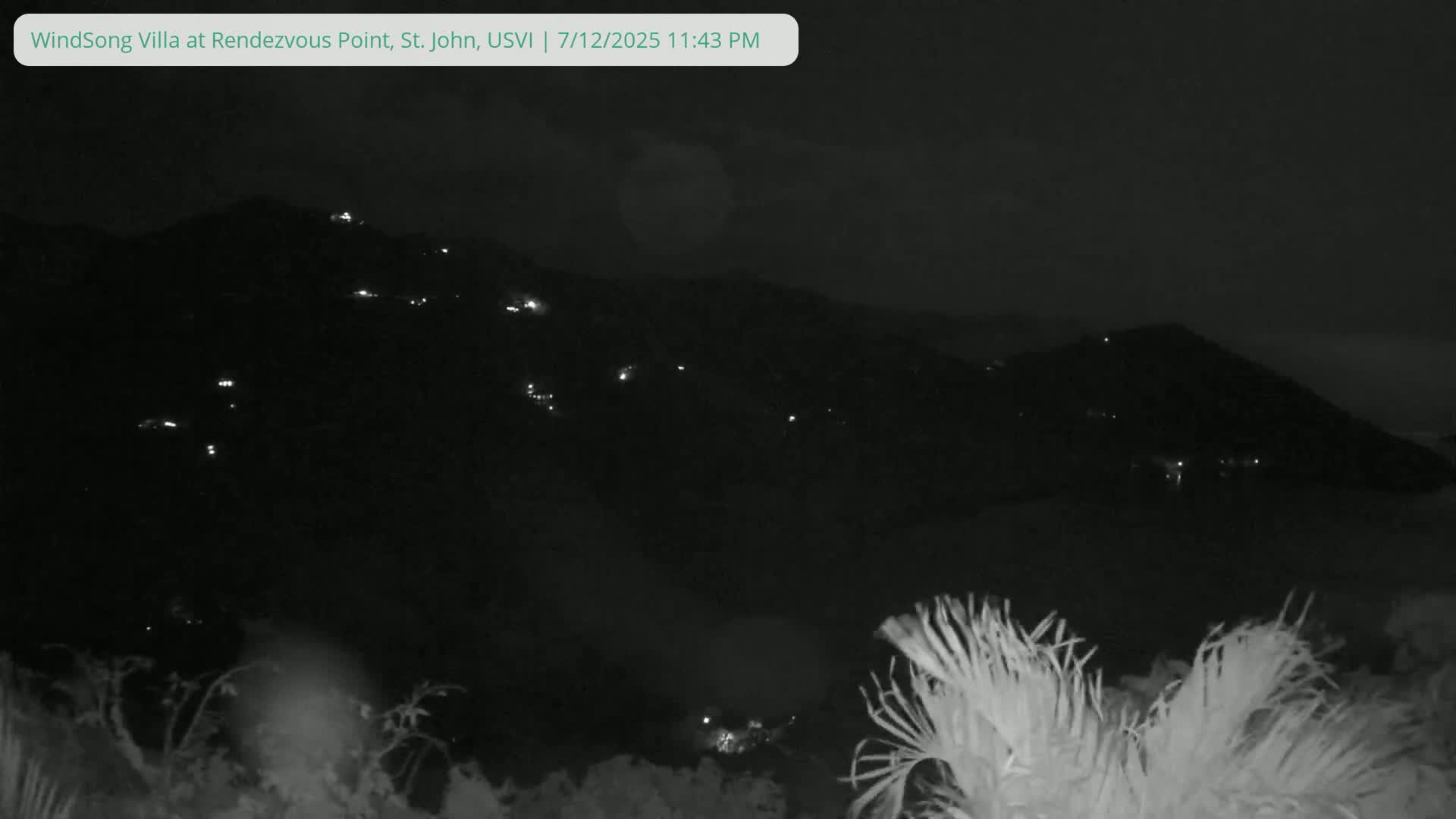 St. John, Fish Bay from Rendezvous and Ditleff Live Cam - Cruz Bay, St. John, United States Virgin Islands, USA