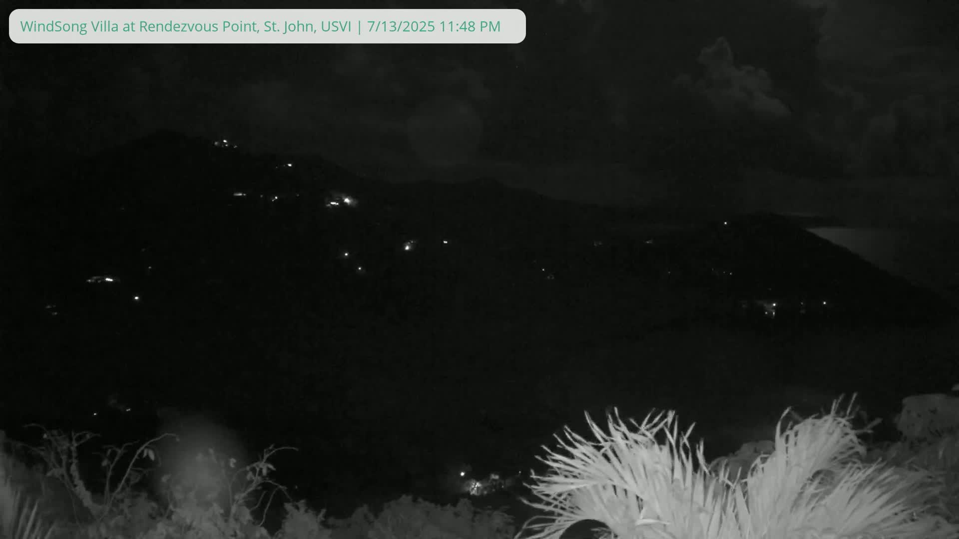 St. John, Fish Bay from Rendezvous and Ditleff Live Cam - Cruz Bay, St. John, United States Virgin Islands, USA