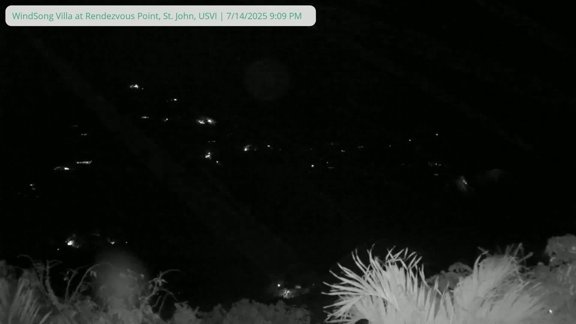 St. John, Fish Bay from Rendezvous and Ditleff Live Cam - Cruz Bay, St. John, United States Virgin Islands, USA