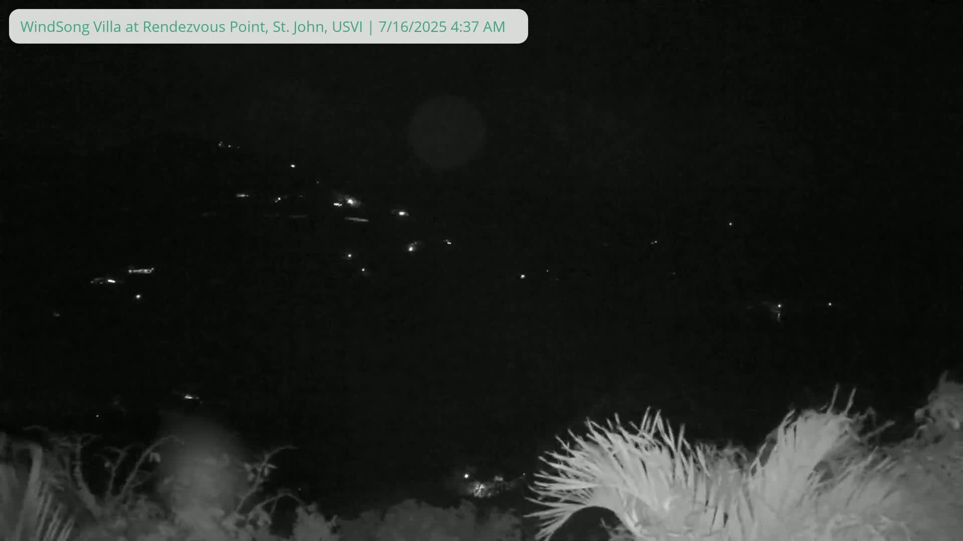 St. John, Fish Bay from Rendezvous and Ditleff Live Cam - Cruz Bay, St. John, United States Virgin Islands, USA