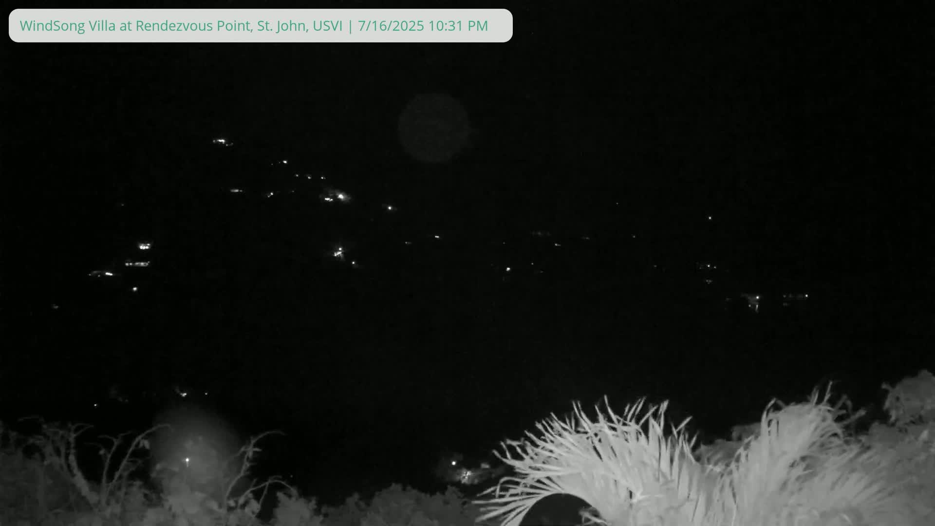 St. John, Fish Bay from Rendezvous and Ditleff Live Cam - Cruz Bay, St. John, United States Virgin Islands, USA