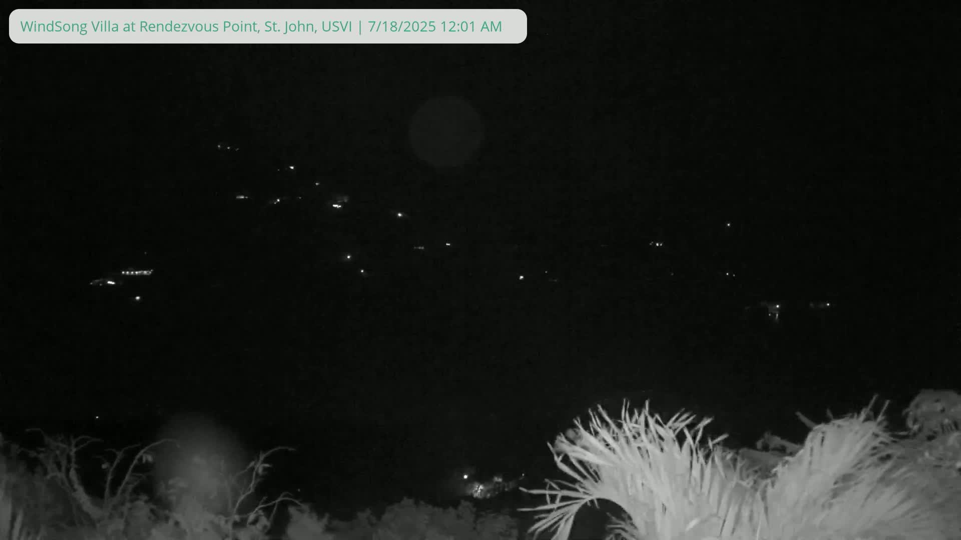 St. John, Fish Bay from Rendezvous and Ditleff Live Cam - Cruz Bay, St. John, United States Virgin Islands, USA