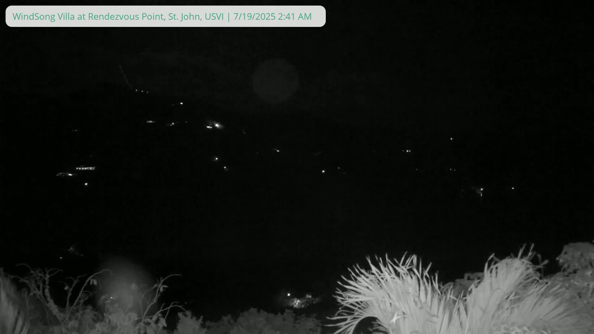 St. John, Fish Bay from Rendezvous and Ditleff Live Cam - Cruz Bay, St. John, United States Virgin Islands, USA