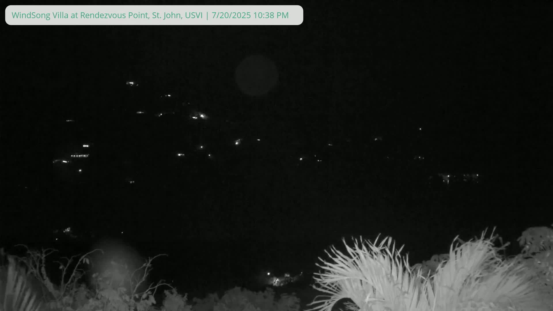 St. John, Fish Bay from Rendezvous and Ditleff Live Cam - Cruz Bay, St. John, United States Virgin Islands, USA