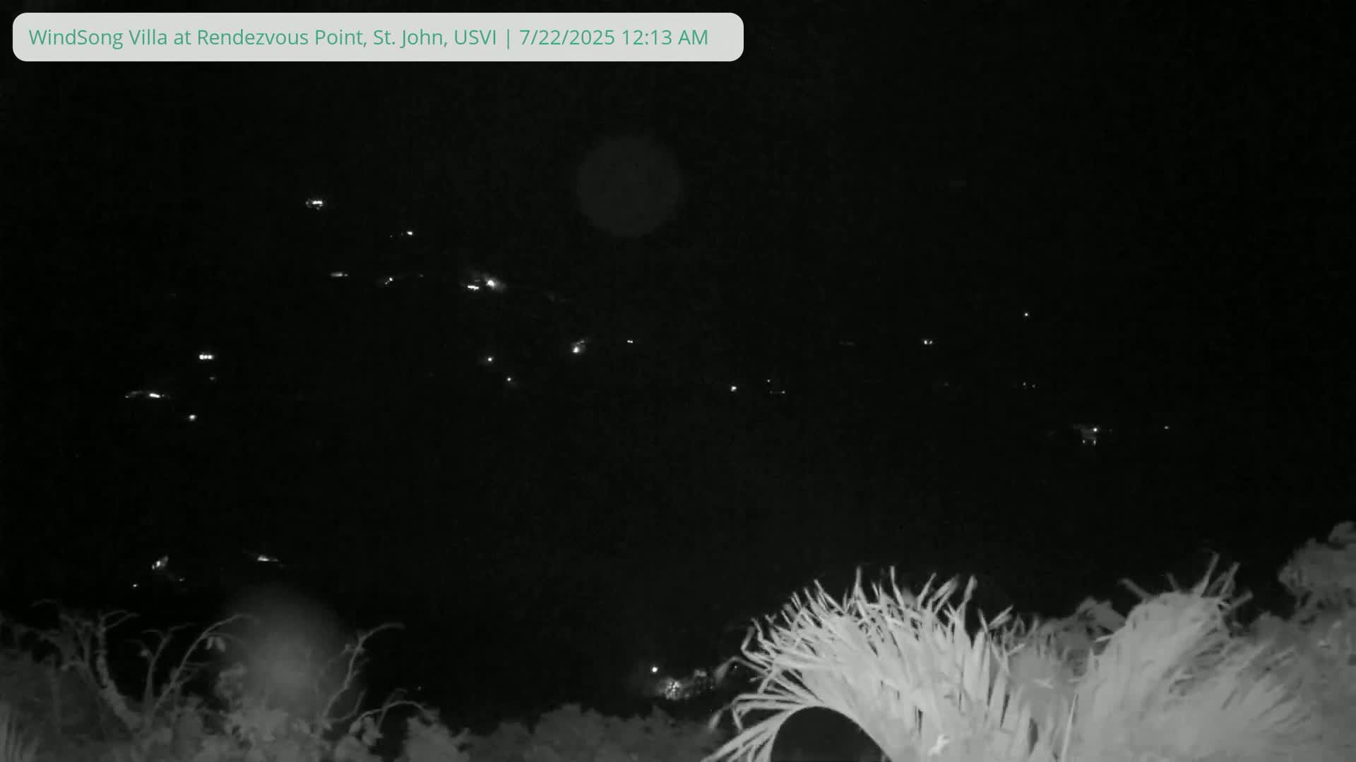 St. John, Fish Bay from Rendezvous and Ditleff Live Cam - Cruz Bay, St. John, United States Virgin Islands, USA