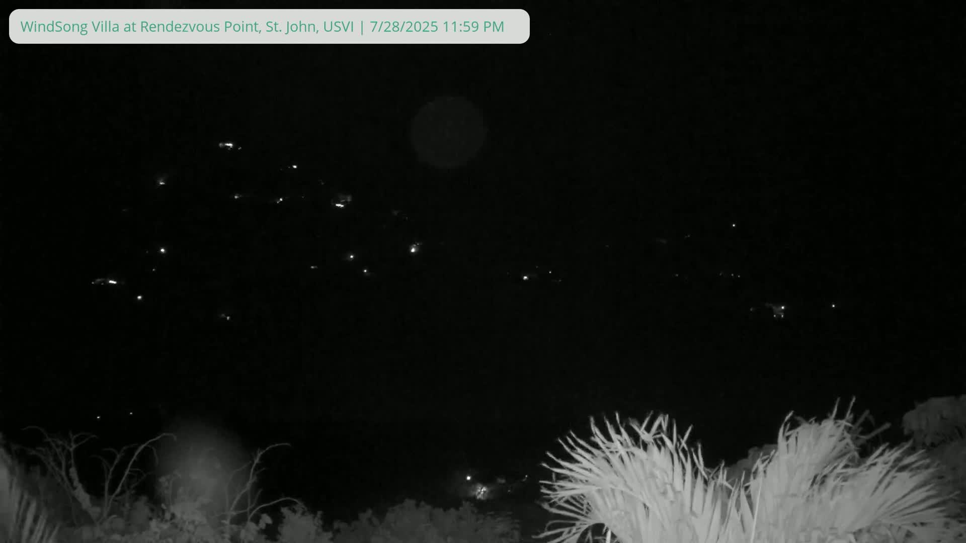 St. John, Fish Bay from Rendezvous and Ditleff Live Cam - Cruz Bay, St. John, United States Virgin Islands, USA