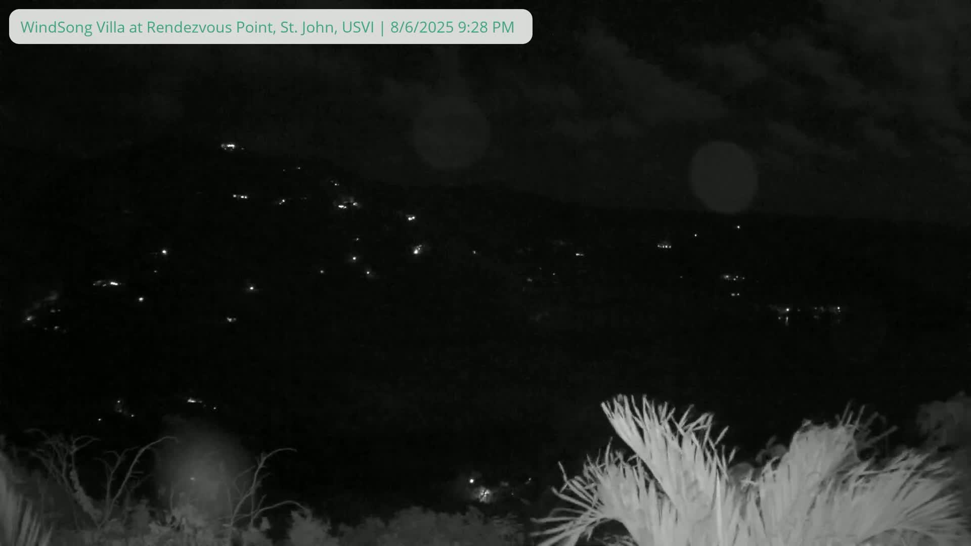 St. John, Fish Bay from Rendezvous and Ditleff Live Cam - Cruz Bay, St. John, United States Virgin Islands, USA