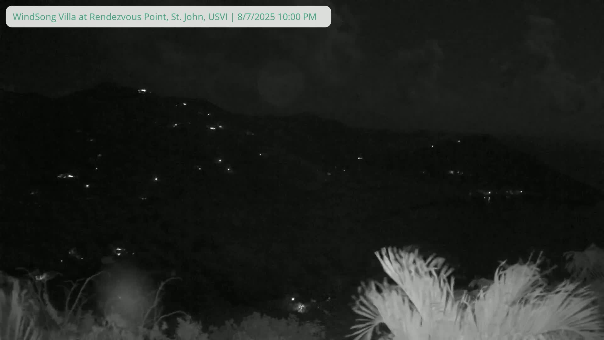 St. John, Fish Bay from Rendezvous and Ditleff Live Cam - Cruz Bay, St. John, United States Virgin Islands, USA