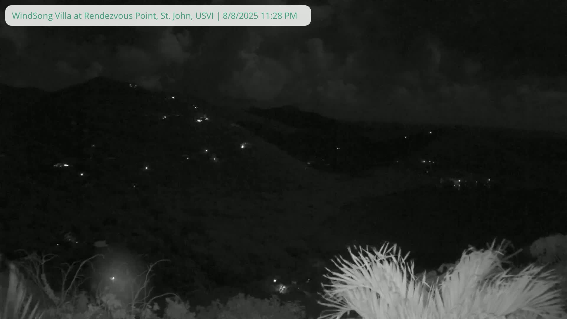 St. John, Fish Bay from Rendezvous and Ditleff Live Cam - Cruz Bay, St. John, United States Virgin Islands, USA
