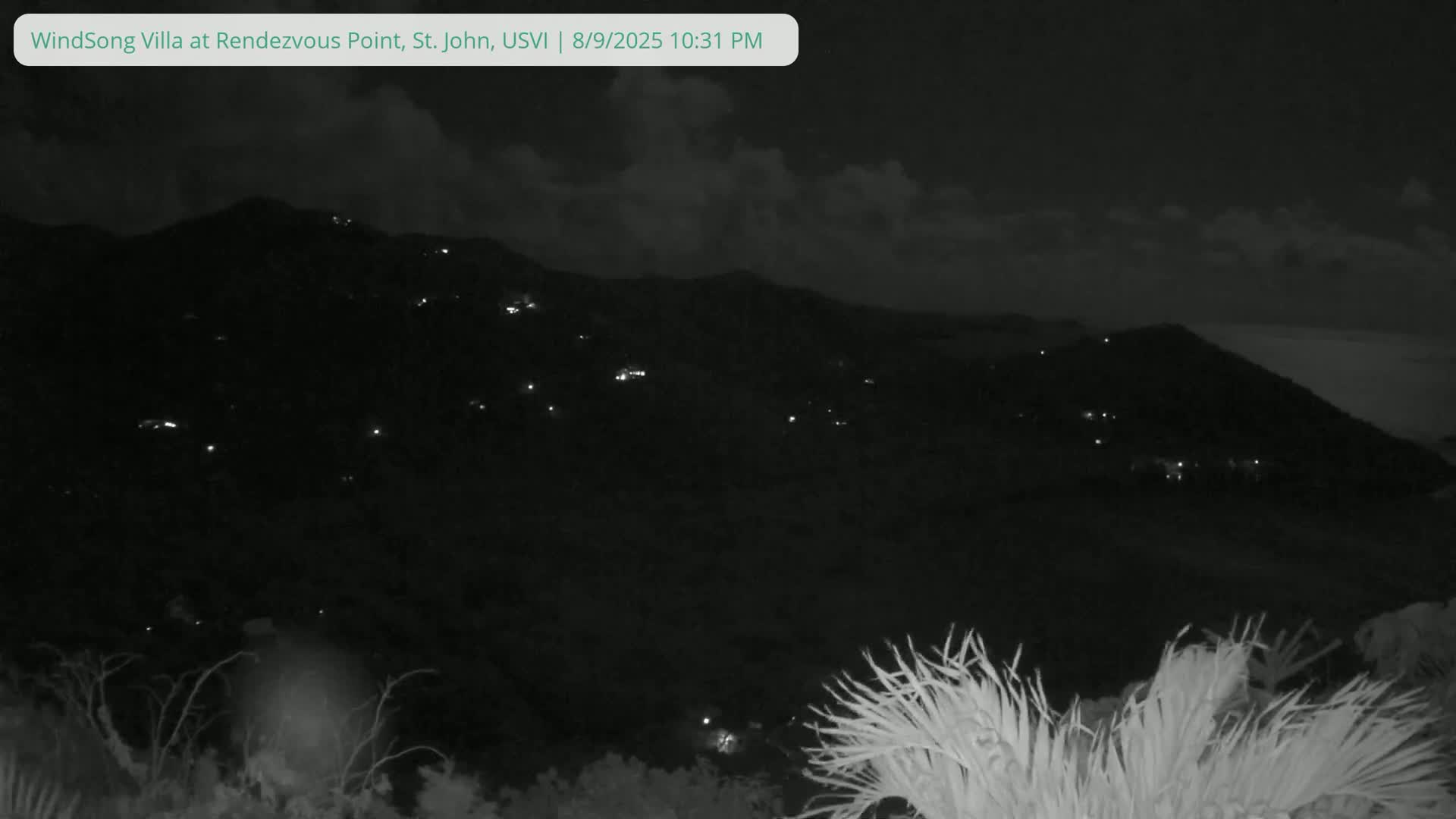 St. John, Fish Bay from Rendezvous and Ditleff Live Cam - Cruz Bay, St. John, United States Virgin Islands, USA