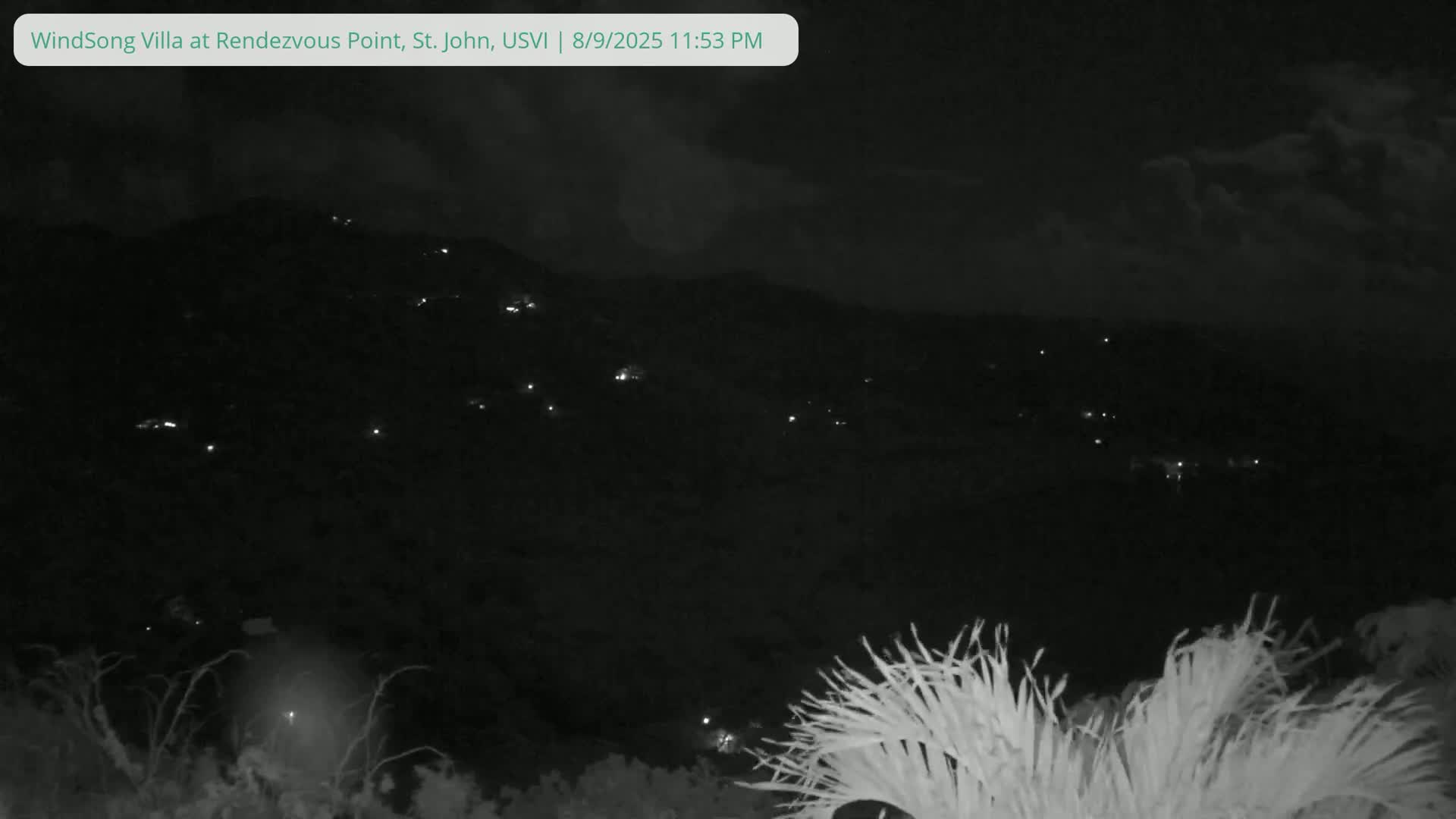 St. John, Fish Bay from Rendezvous and Ditleff Live Cam - Cruz Bay, St. John, United States Virgin Islands, USA