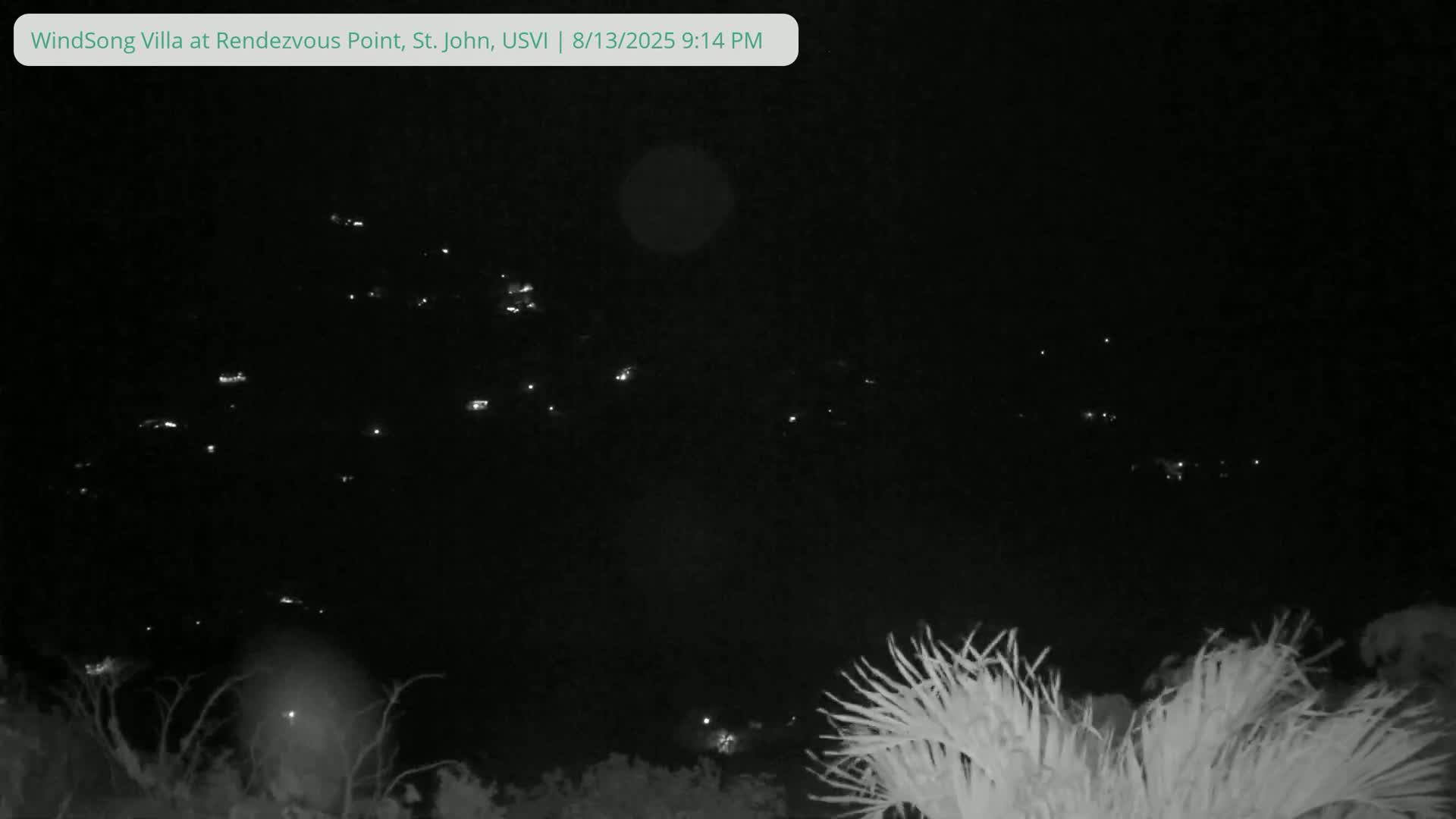 St. John, Fish Bay from Rendezvous and Ditleff Live Cam - Cruz Bay, St. John, United States Virgin Islands, USA