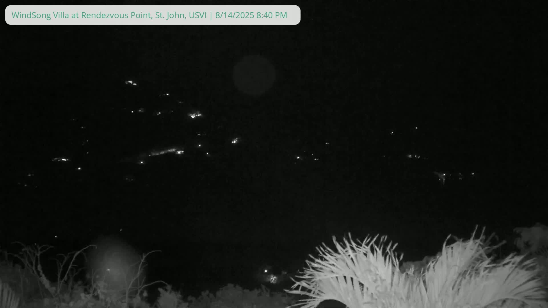 St. John, Fish Bay from Rendezvous and Ditleff Live Cam - Cruz Bay, St. John, United States Virgin Islands, USA