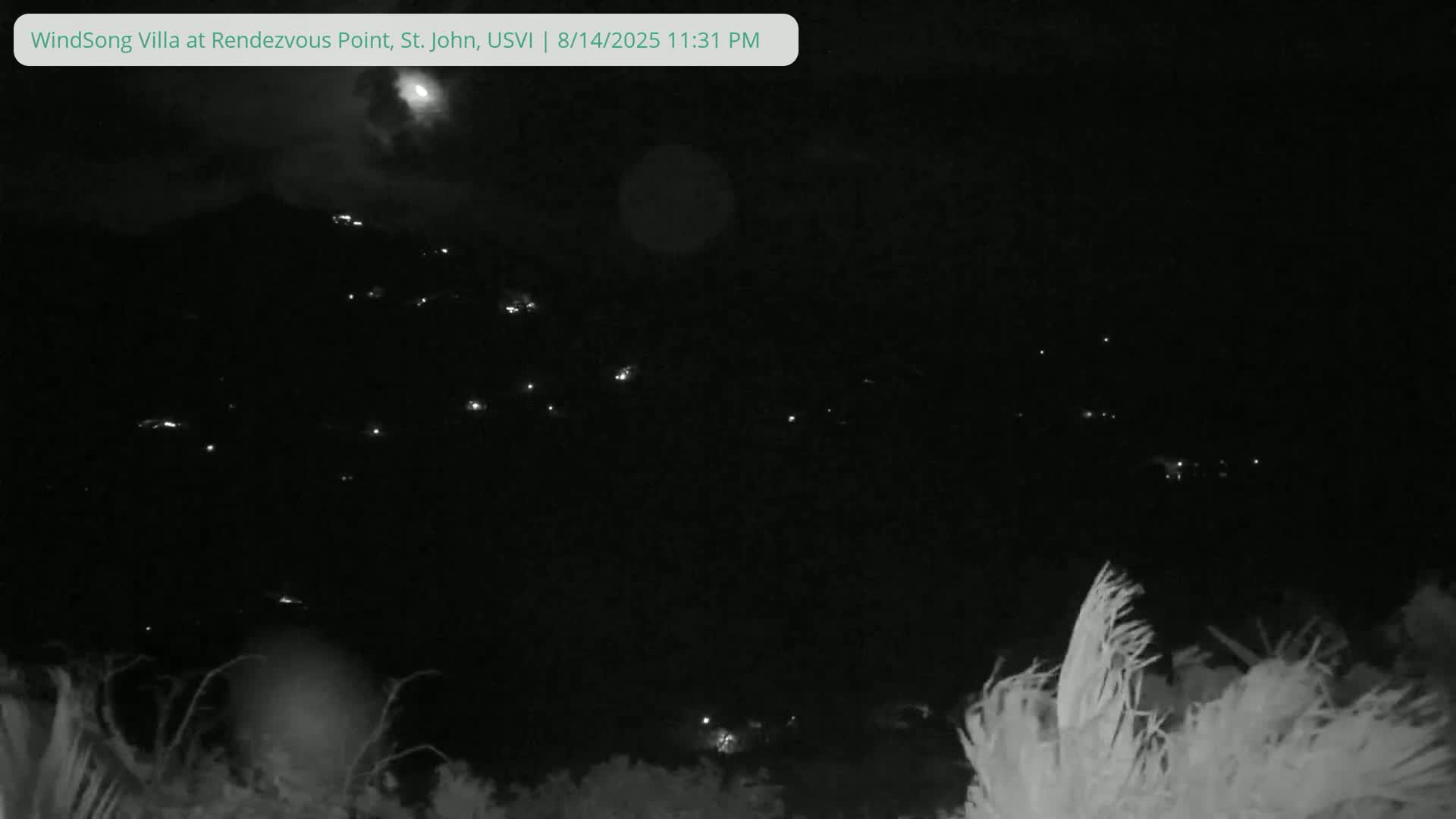St. John, Fish Bay from Rendezvous and Ditleff Live Cam - Cruz Bay, St. John, United States Virgin Islands, USA
