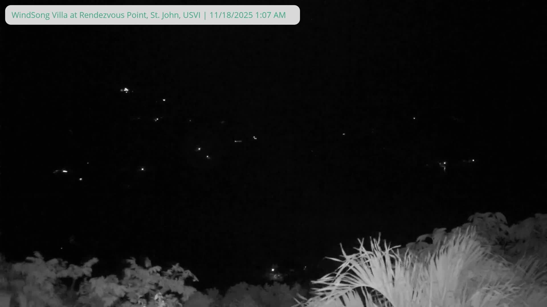 St. John, Fish Bay from Rendezvous and Ditleff Live Cam - Cruz Bay, St. John, United States Virgin Islands, USA