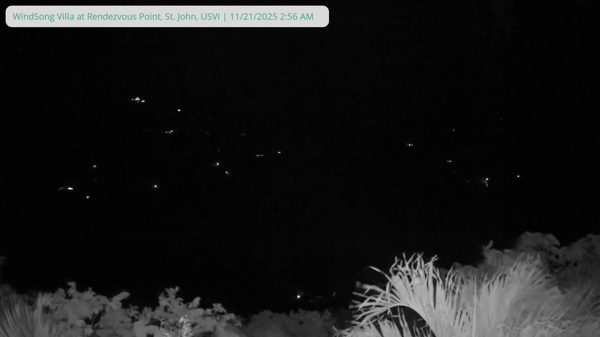 St. John, Fish Bay from Rendezvous and Ditleff Live Cam - Cruz Bay, St. John, United States Virgin Islands, USA