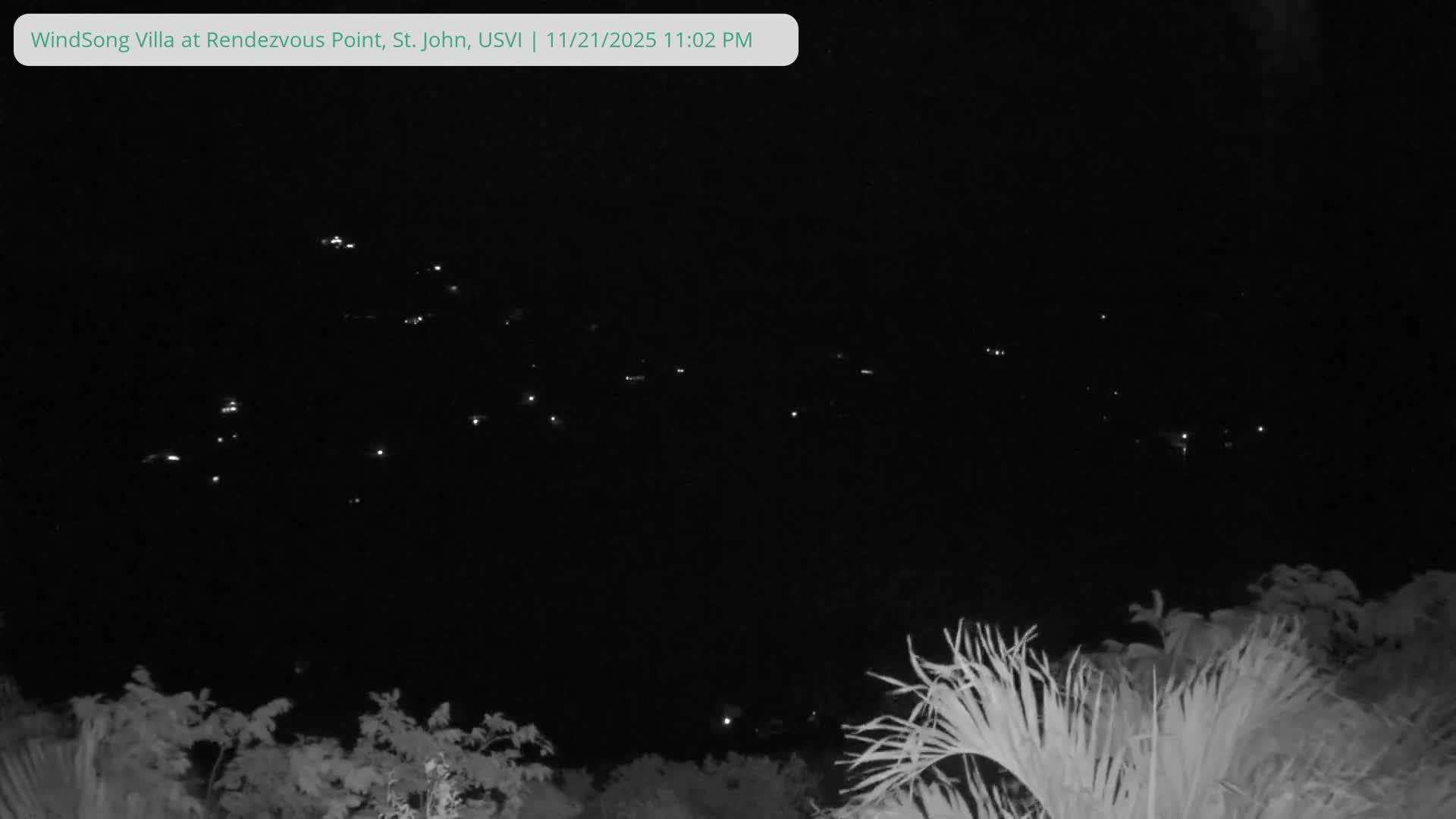 St. John, Fish Bay from Rendezvous and Ditleff Live Cam - Cruz Bay, St. John, United States Virgin Islands, USA