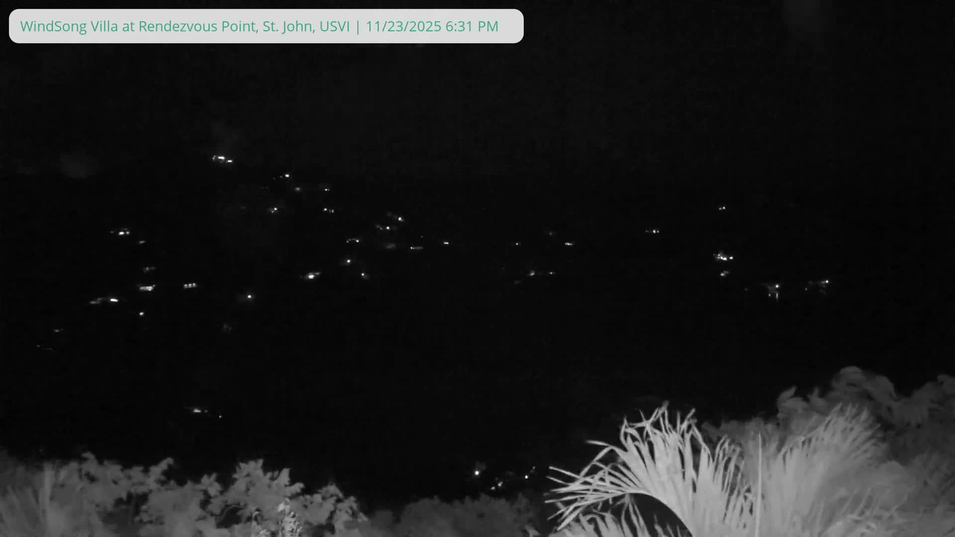 St. John, Fish Bay from Rendezvous and Ditleff Live Cam - Cruz Bay, St. John, United States Virgin Islands, USA
