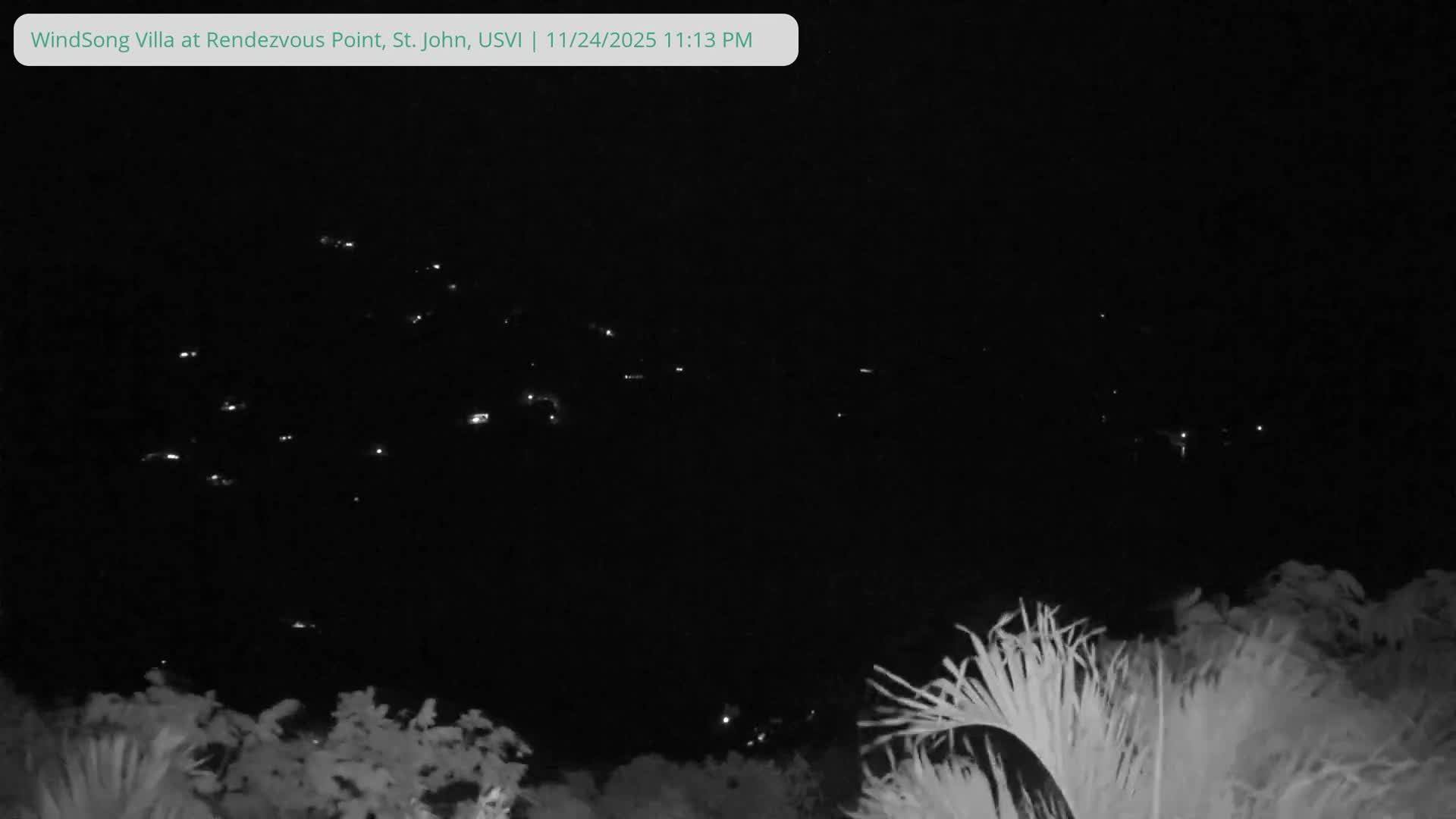 St. John, Fish Bay from Rendezvous and Ditleff Live Cam - Cruz Bay, St. John, United States Virgin Islands, USA