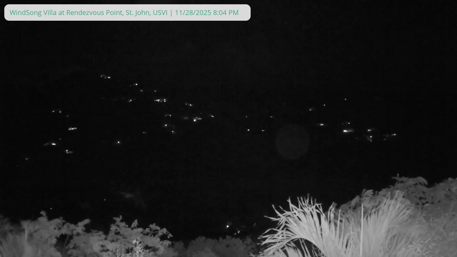 St. John, Fish Bay from Rendezvous and Ditleff Live Cam - Cruz Bay, St. John, United States Virgin Islands, USA