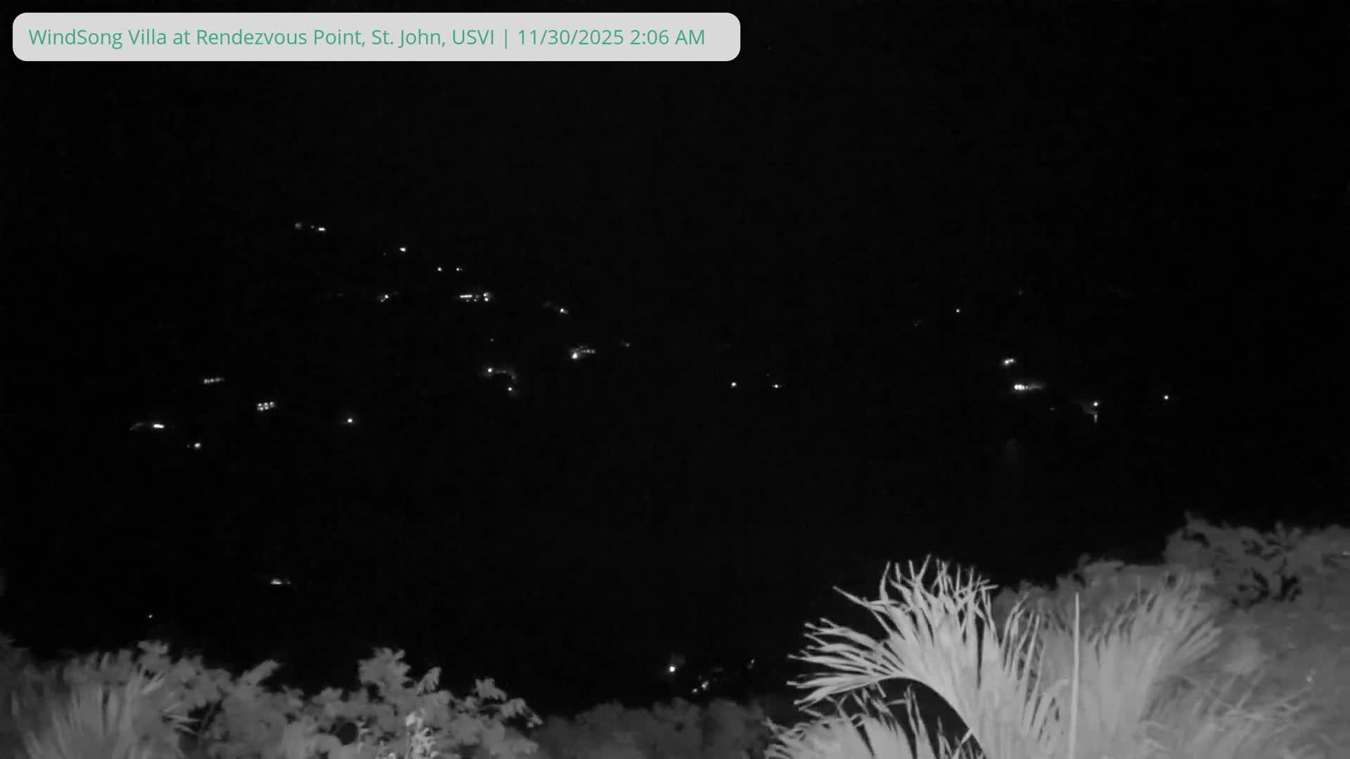 St. John, Fish Bay from Rendezvous and Ditleff Live Cam - Cruz Bay, St. John, United States Virgin Islands, USA
