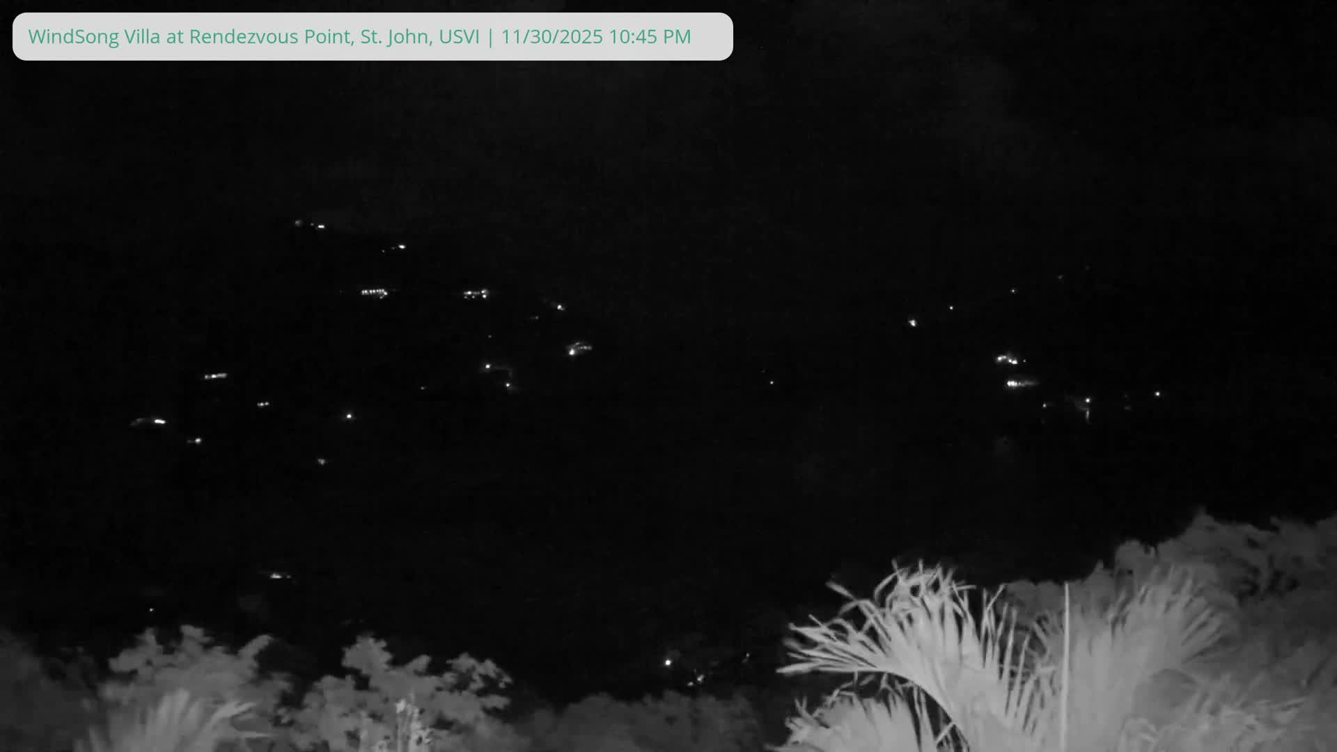 St. John, Fish Bay from Rendezvous and Ditleff Live Cam - Cruz Bay, St. John, United States Virgin Islands, USA