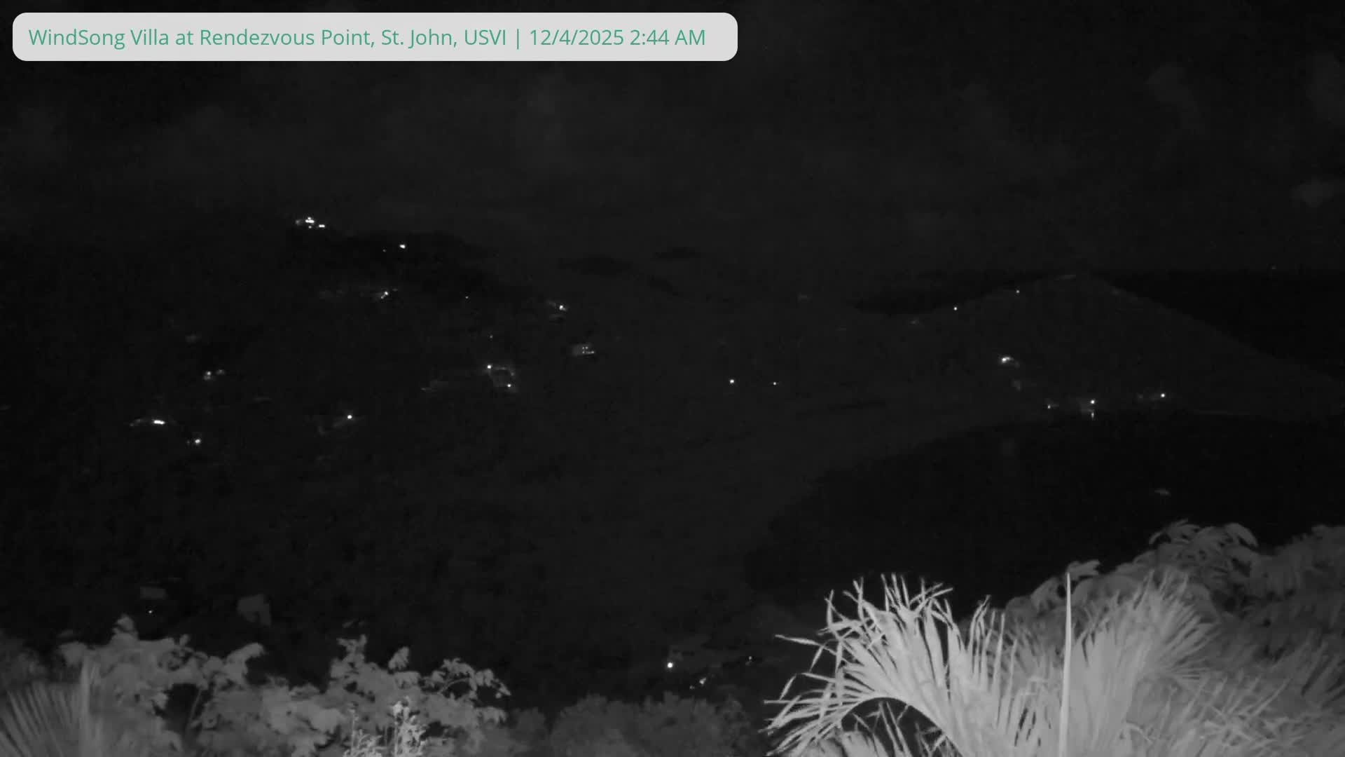 St. John, Fish Bay from Rendezvous and Ditleff Live Cam - Cruz Bay, St. John, United States Virgin Islands, USA