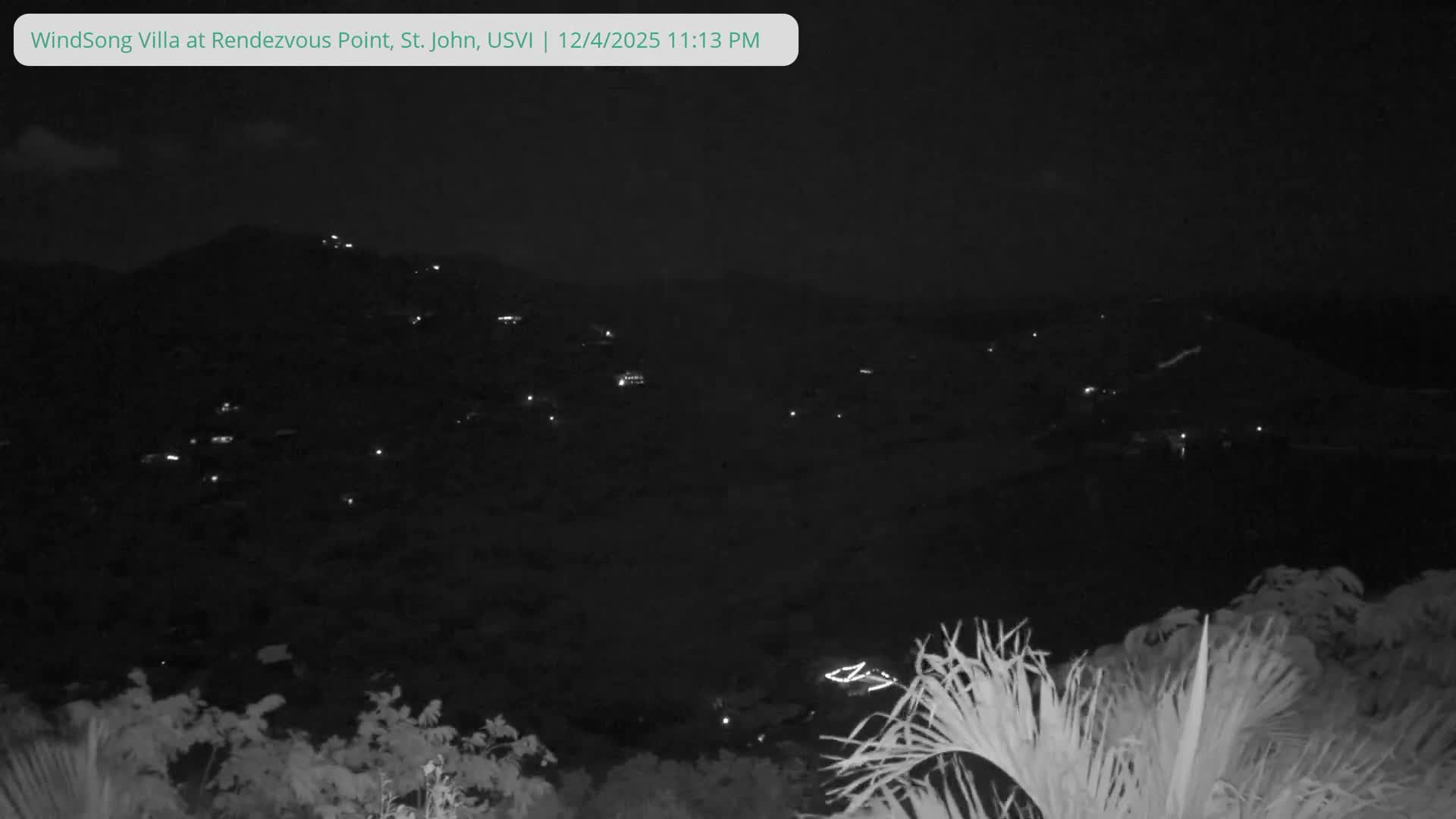 St. John, Fish Bay from Rendezvous and Ditleff Live Cam - Cruz Bay, St. John, United States Virgin Islands, USA