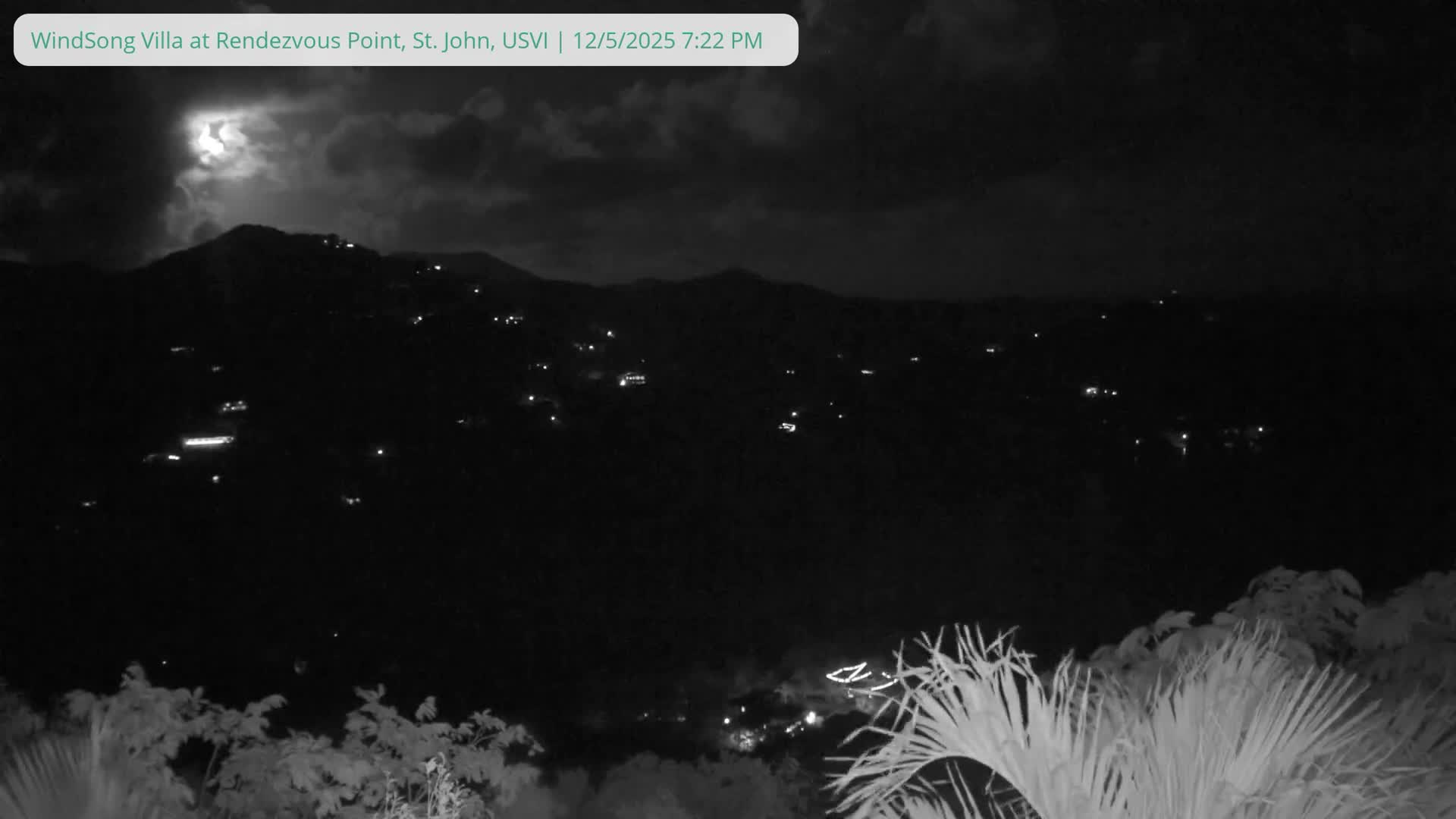 St. John, Fish Bay from Rendezvous and Ditleff Live Cam - Cruz Bay, St. John, United States Virgin Islands, USA