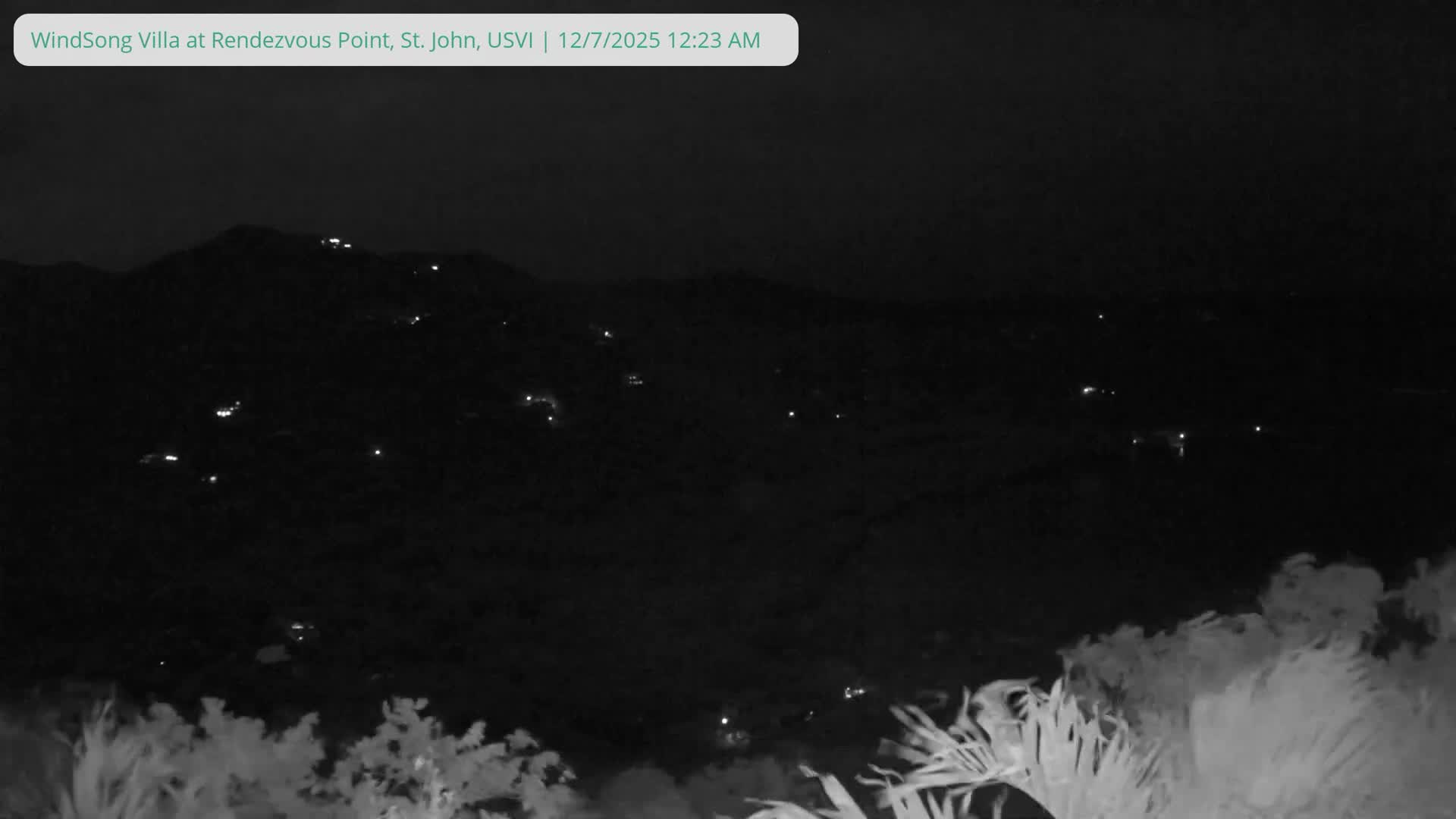 St. John, Fish Bay from Rendezvous and Ditleff Live Cam - Cruz Bay, St. John, United States Virgin Islands, USA