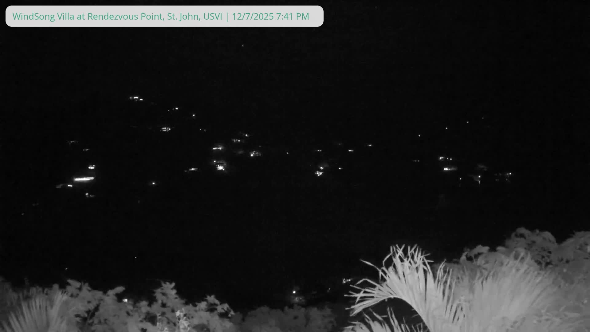 St. John, Fish Bay from Rendezvous and Ditleff Live Cam - Cruz Bay, St. John, United States Virgin Islands, USA