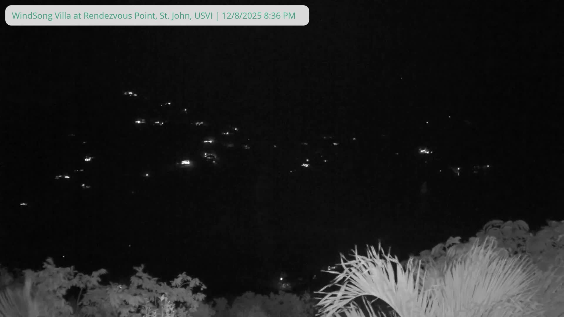 St. John, Fish Bay from Rendezvous and Ditleff Live Cam - Cruz Bay, St. John, United States Virgin Islands, USA