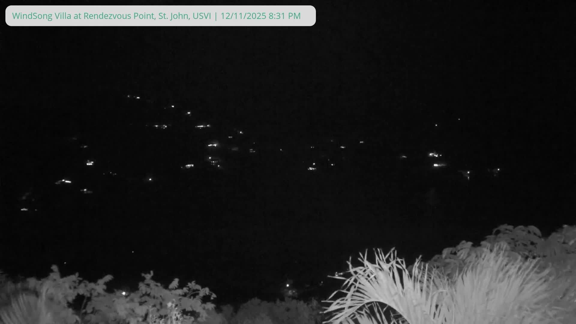 St. John, Fish Bay from Rendezvous and Ditleff Live Cam - Cruz Bay, St. John, United States Virgin Islands, USA