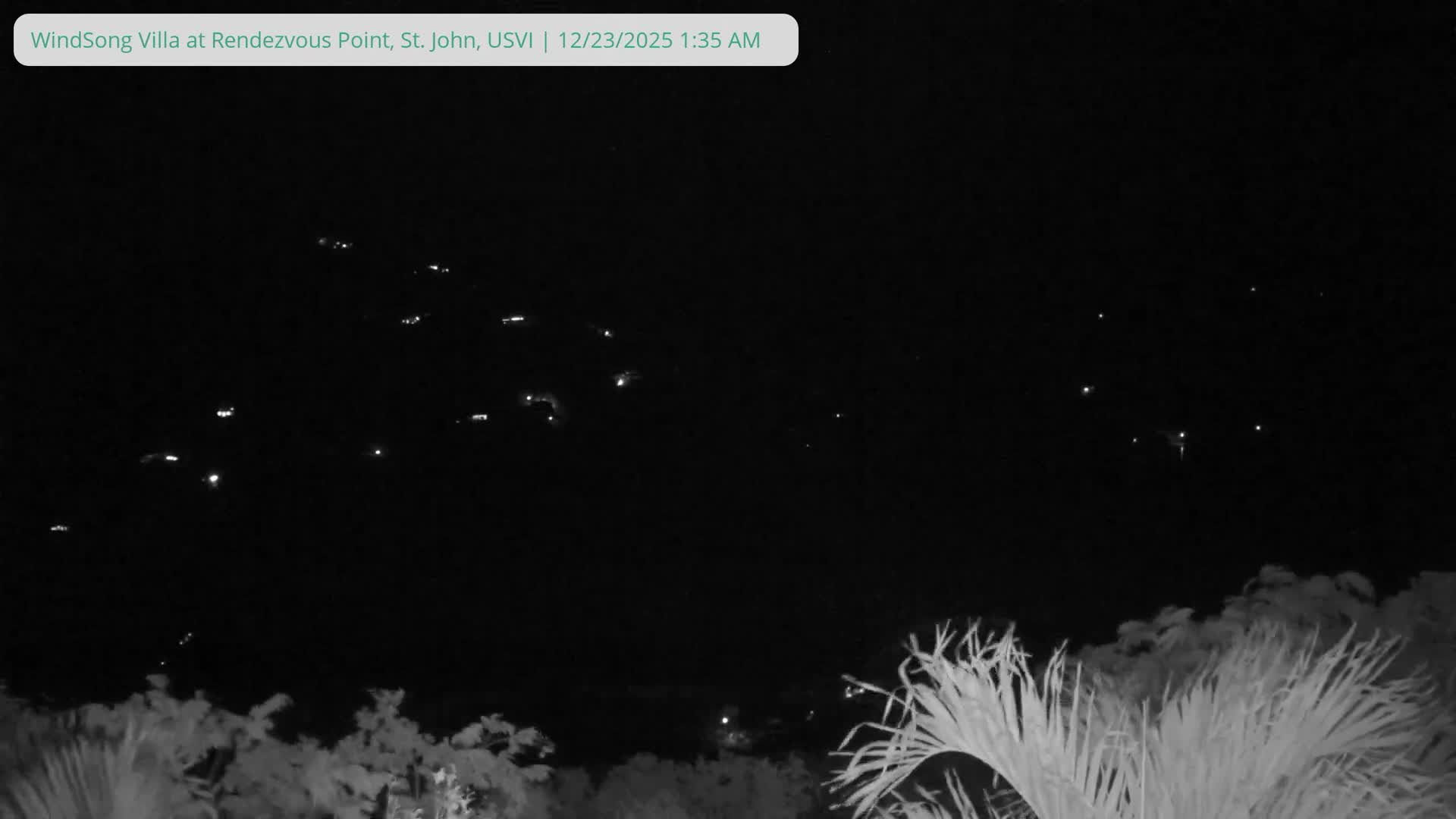 St. John, Fish Bay from Rendezvous and Ditleff Live Cam - Cruz Bay, St. John, United States Virgin Islands, USA