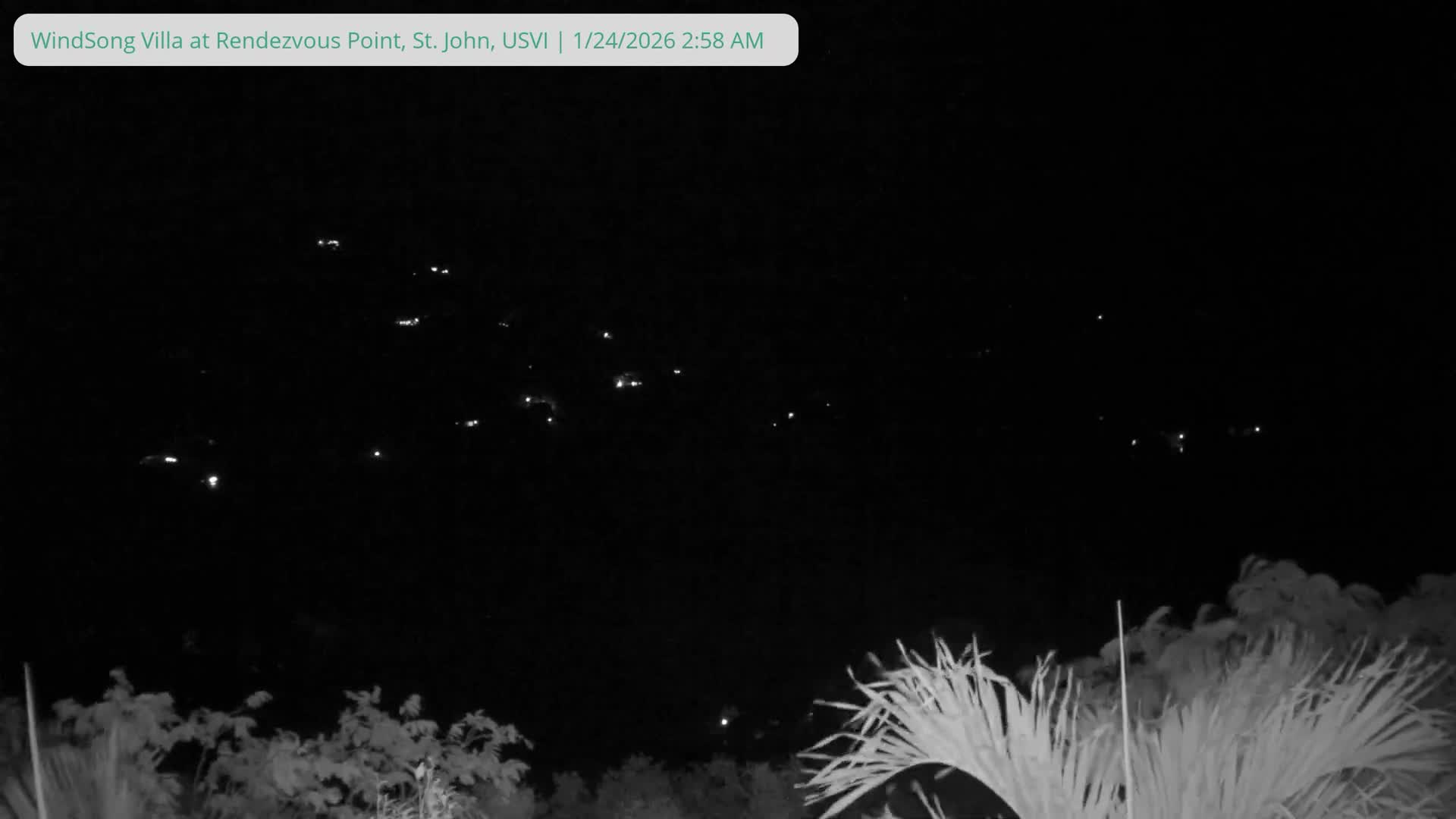 St. John, Fish Bay from Rendezvous and Ditleff Live Cam - Cruz Bay, St. John, United States Virgin Islands, USA