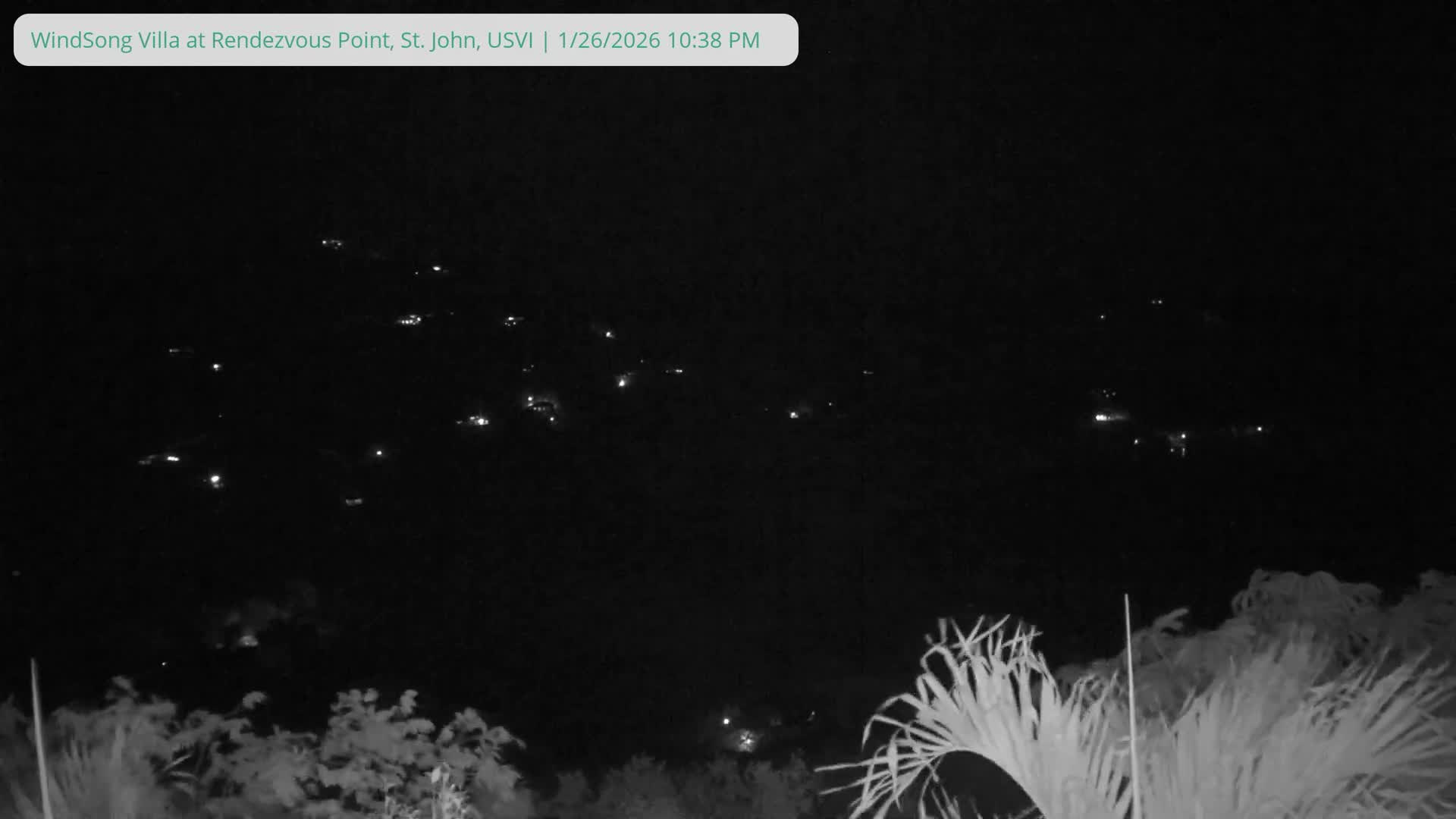 St. John, Fish Bay from Rendezvous and Ditleff Live Cam - Cruz Bay, St. John, United States Virgin Islands, USA