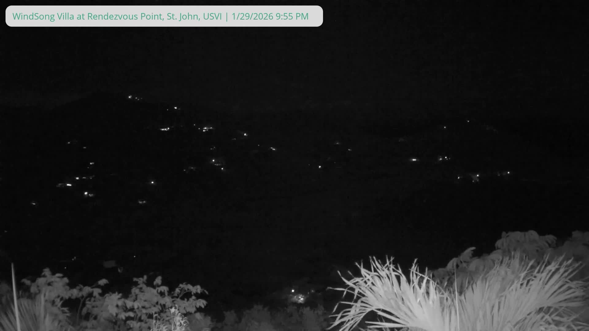 St. John, Fish Bay from Rendezvous and Ditleff Live Cam - Cruz Bay, St. John, United States Virgin Islands, USA