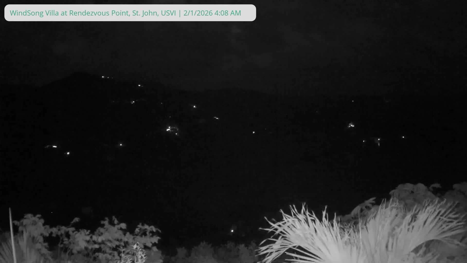 St. John, Fish Bay from Rendezvous and Ditleff Live Cam - Cruz Bay, St. John, United States Virgin Islands, USA